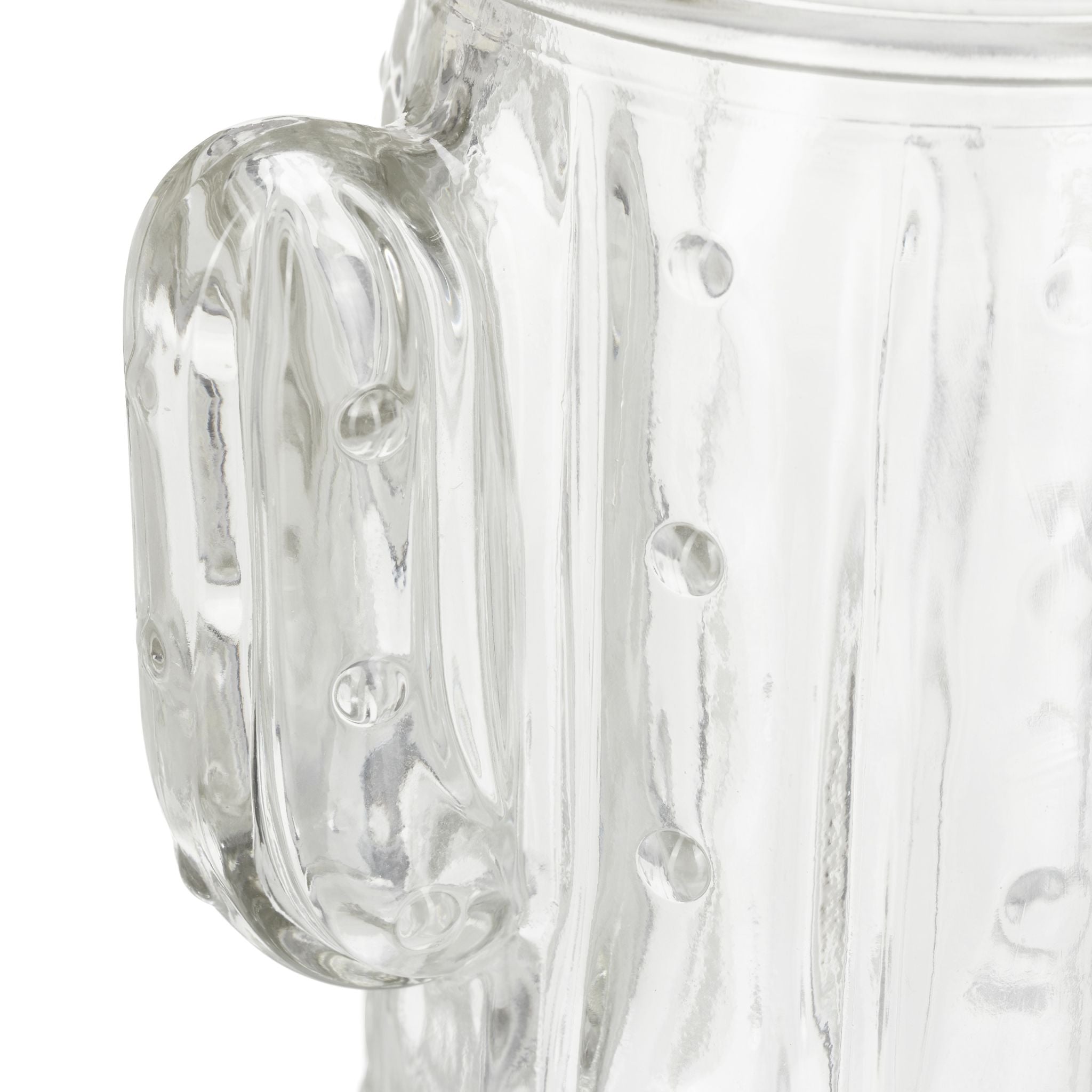 Trinkgläser Kaktus mit Strohhalm 8er-Set Schwarz-Transparent von Relaxdays