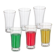 Schnapsgläser 6er-Set Transparent von Relaxdays