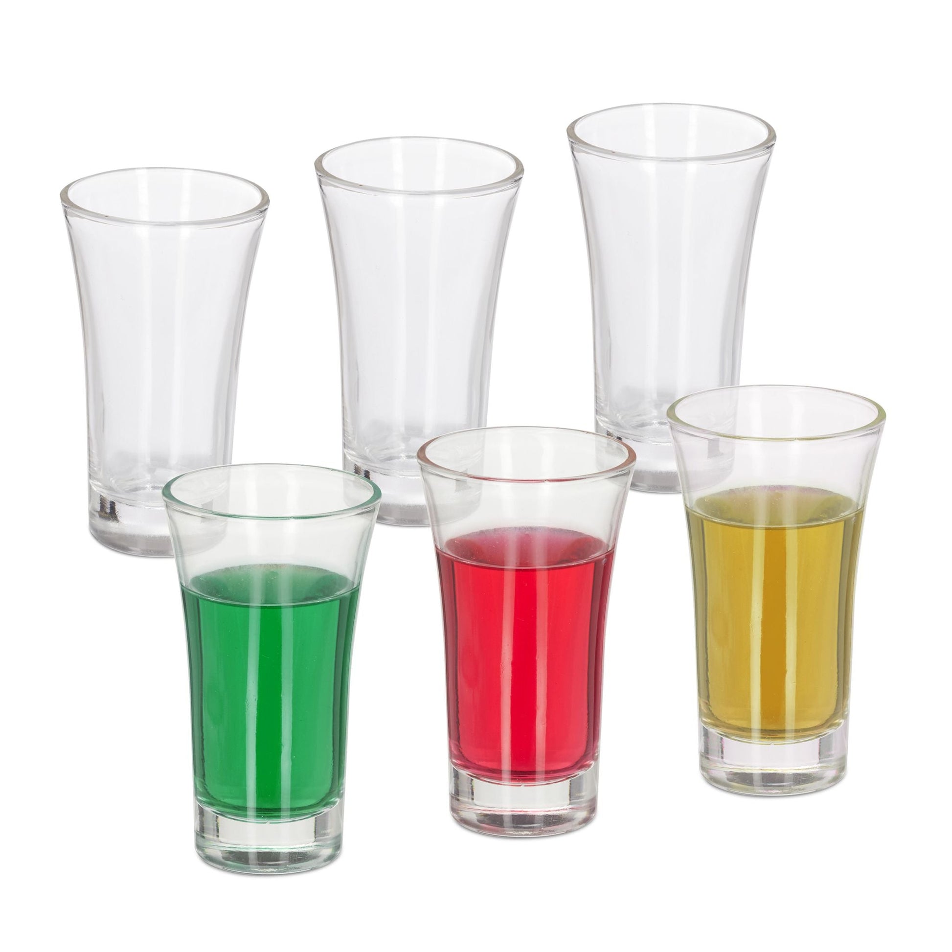 Schnapsgläser 6er-Set Transparent von Relaxdays
