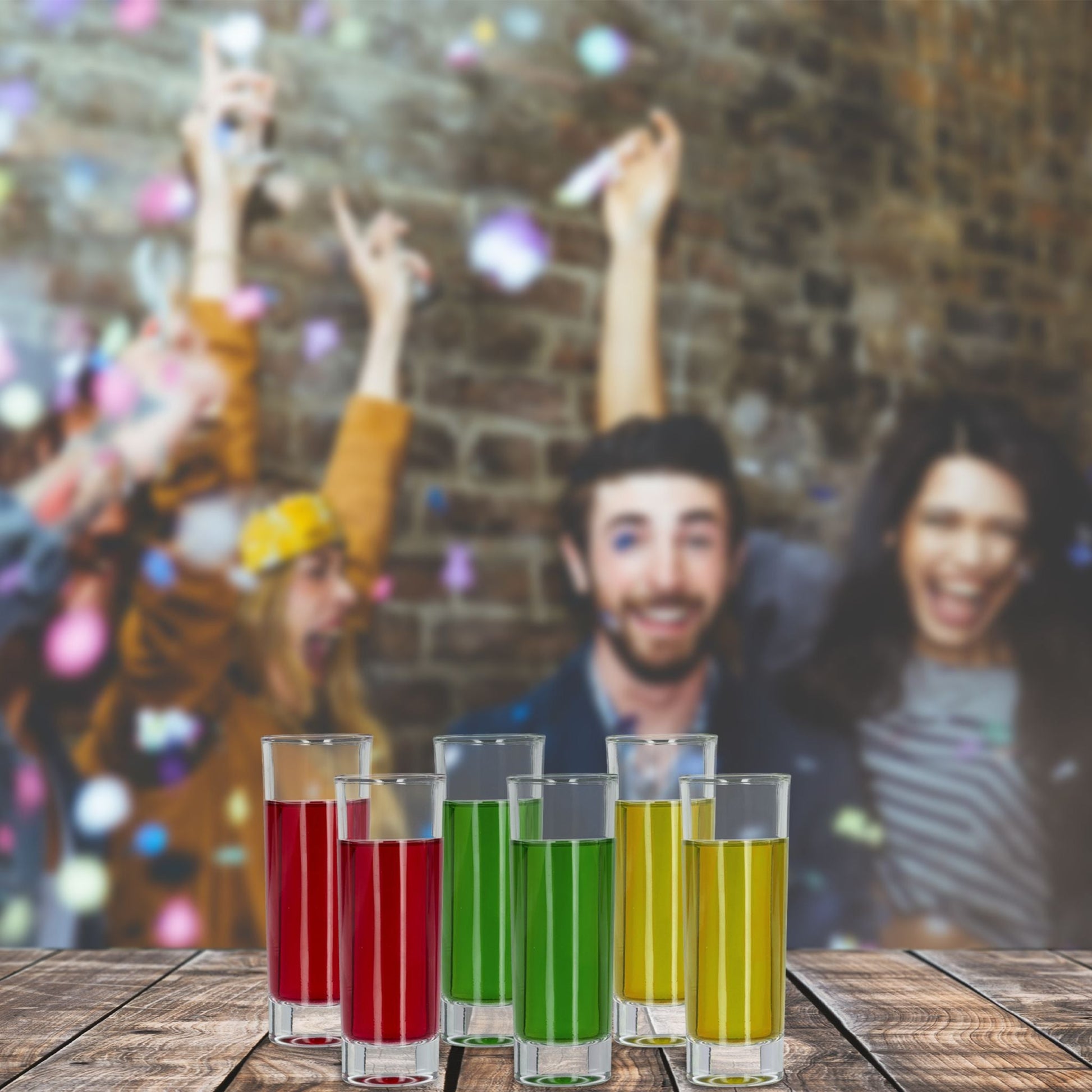 Schnapsgläser 6er-Set Transparent von Relaxdays