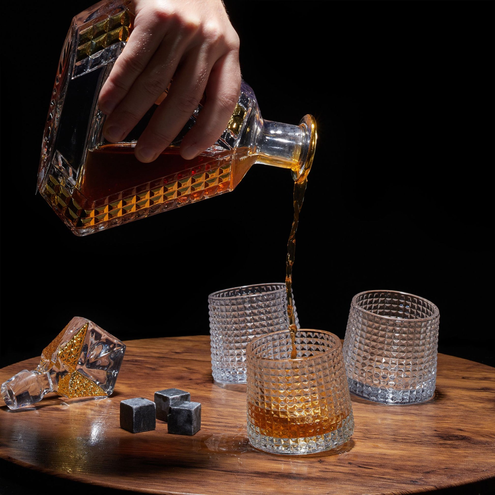 Whisky Gläser 12er-Set Transparent von Relaxdays