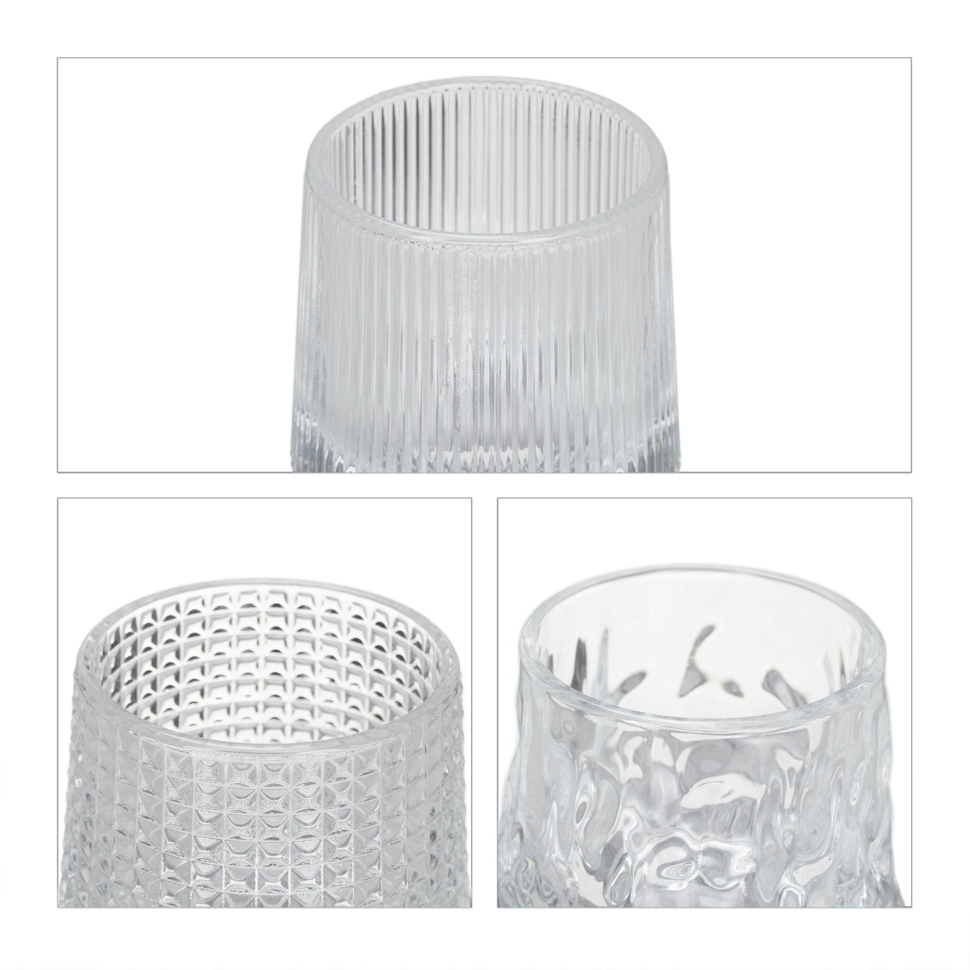 Whisky Gläser 12er-Set Transparent von Relaxdays
