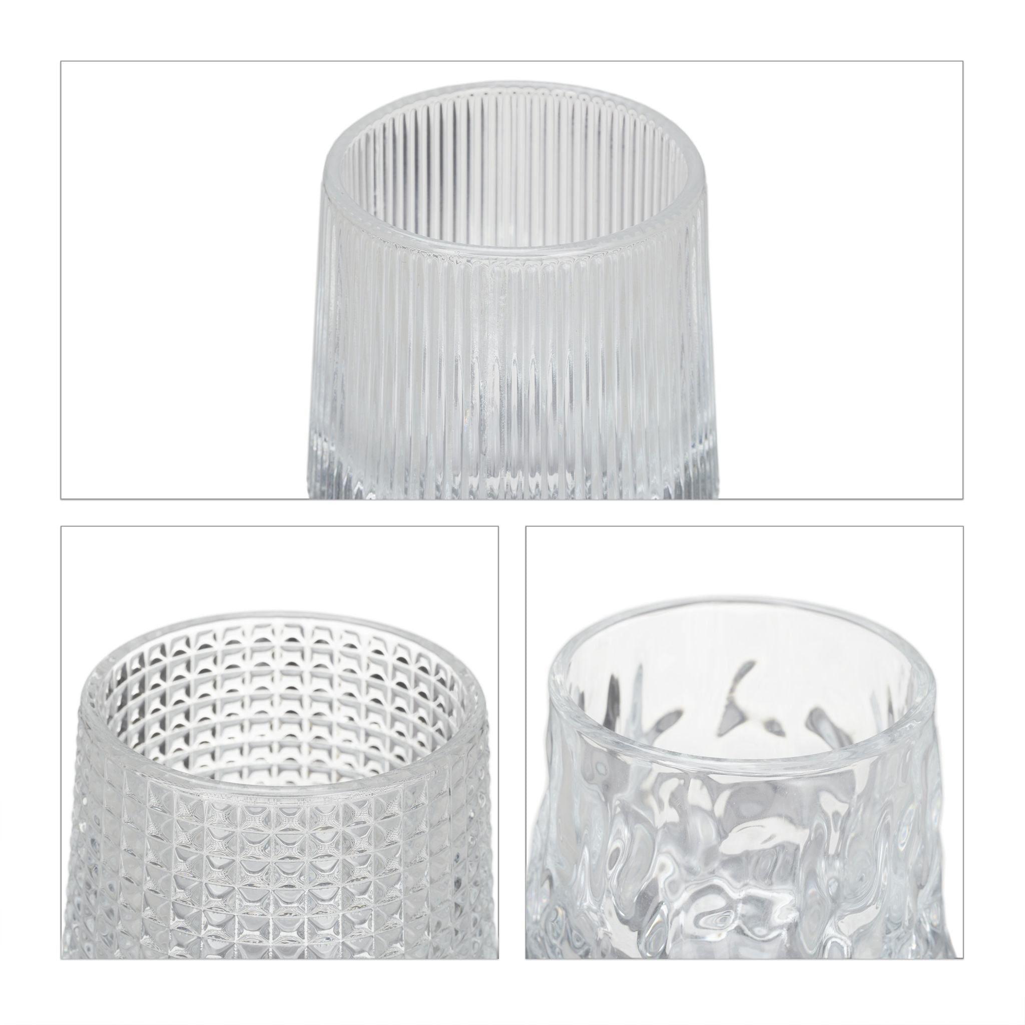 Whisky Gläser 12er-Set Transparent von Relaxdays