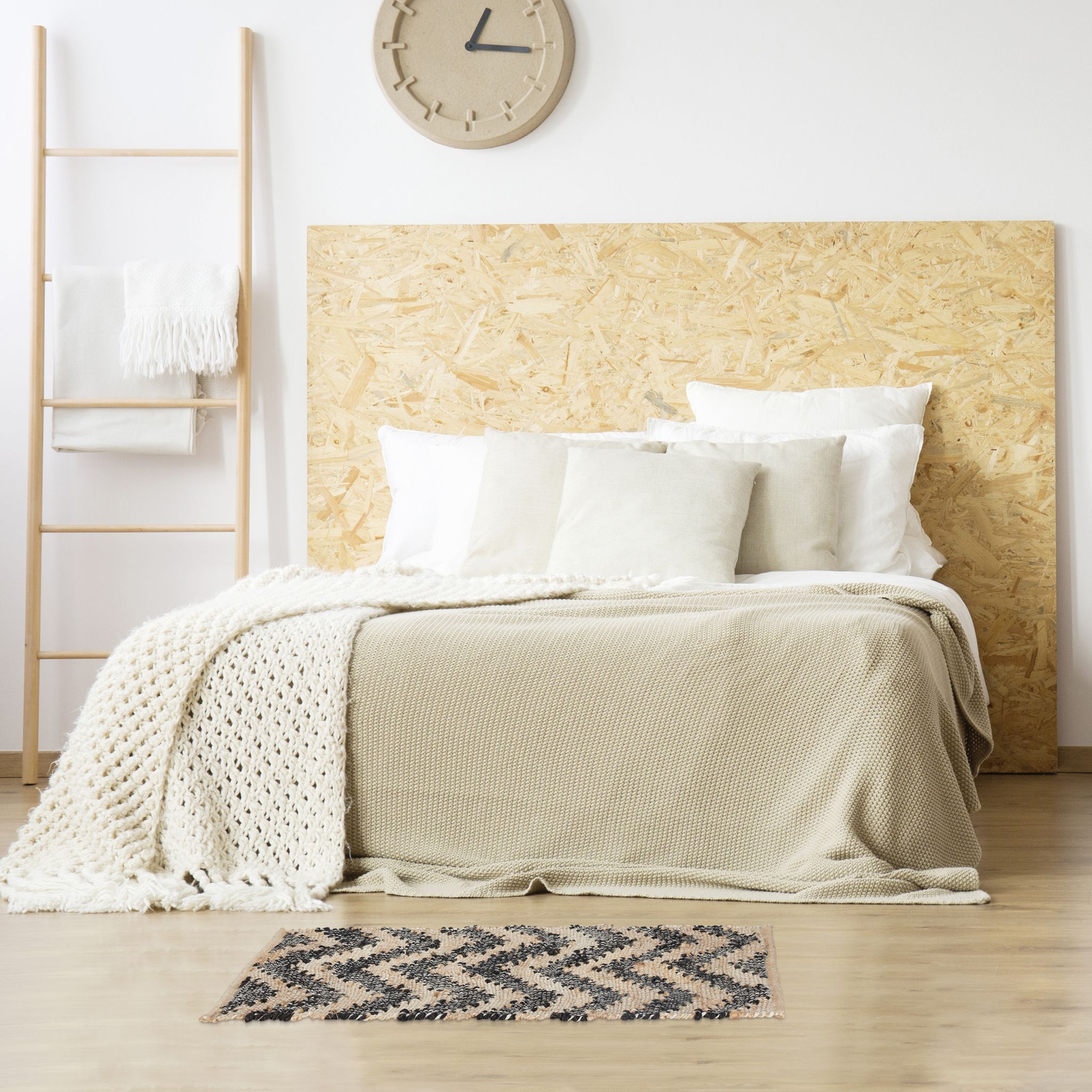 Läufer Zickzack 50 x 80cm Beige-Schwarz von guteszeug.ch