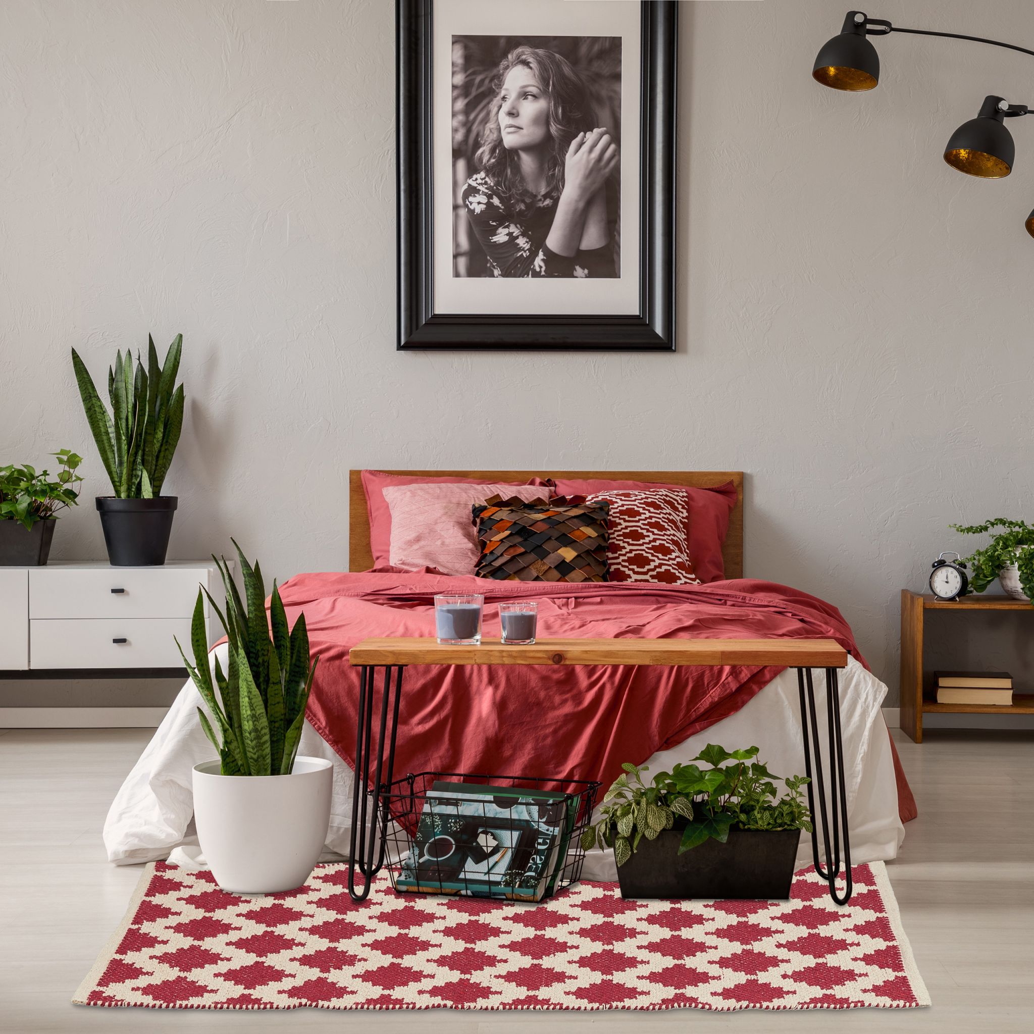 Läufer Baumwolle 70 x 140cm Beige-Gelb von guteszeug.ch