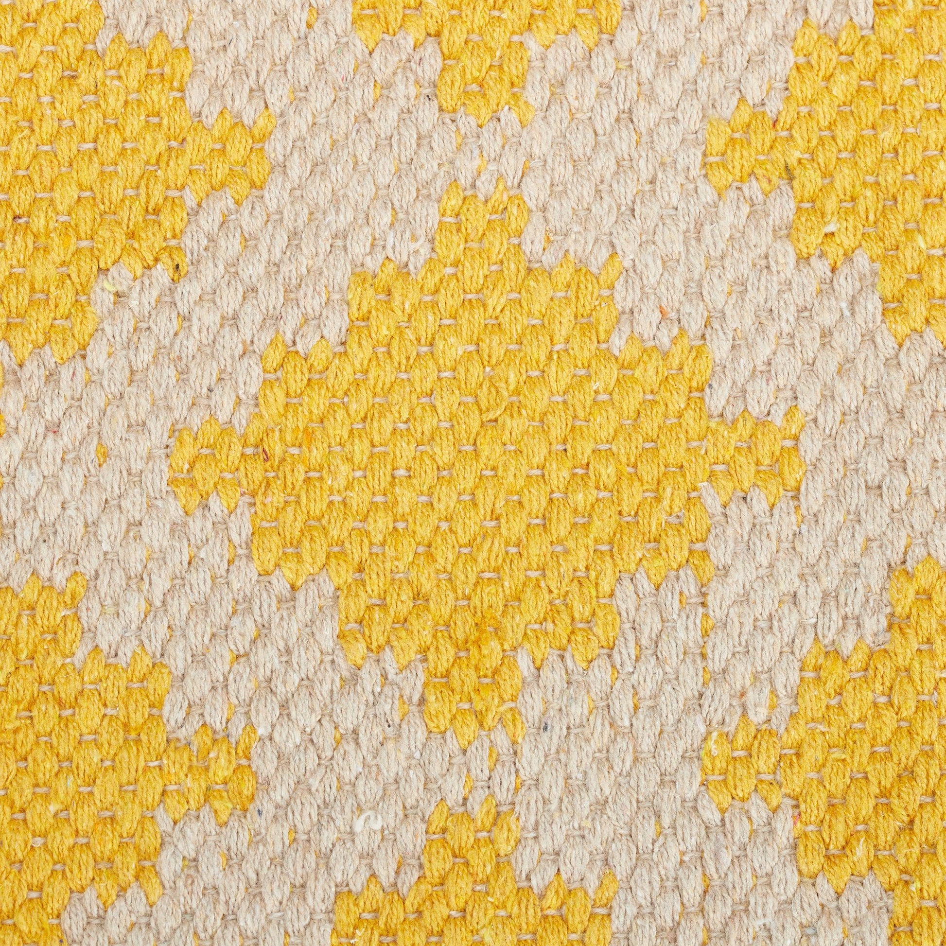 Läufer Baumwolle 70 x 140cm Beige-Gelb von guteszeug.ch