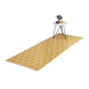 Teppich Baumwolle 80 x 200cm Beige-Gelb von guteszeug.ch