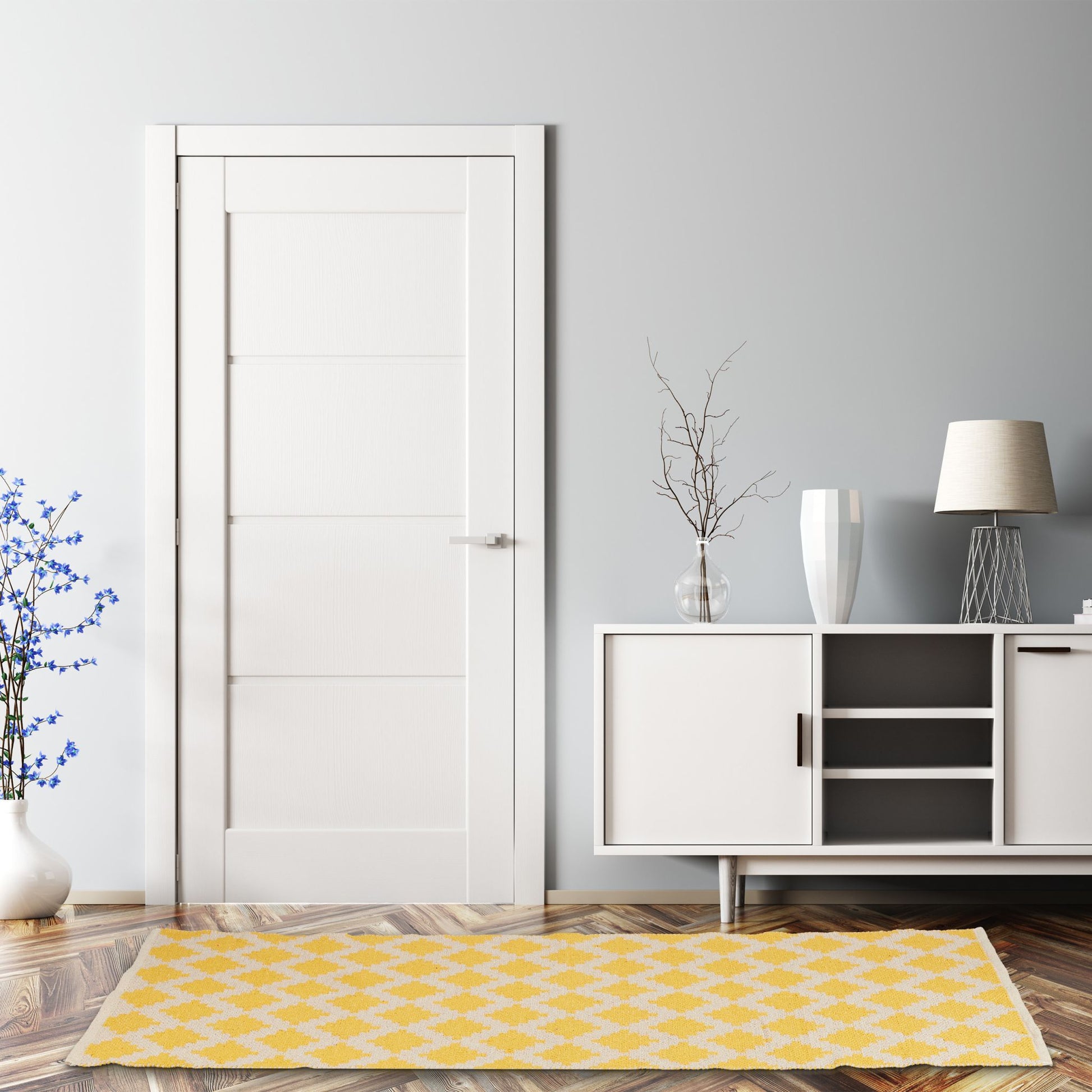 Teppich Baumwolle 80 x 200cm Beige-Gelb von guteszeug.ch