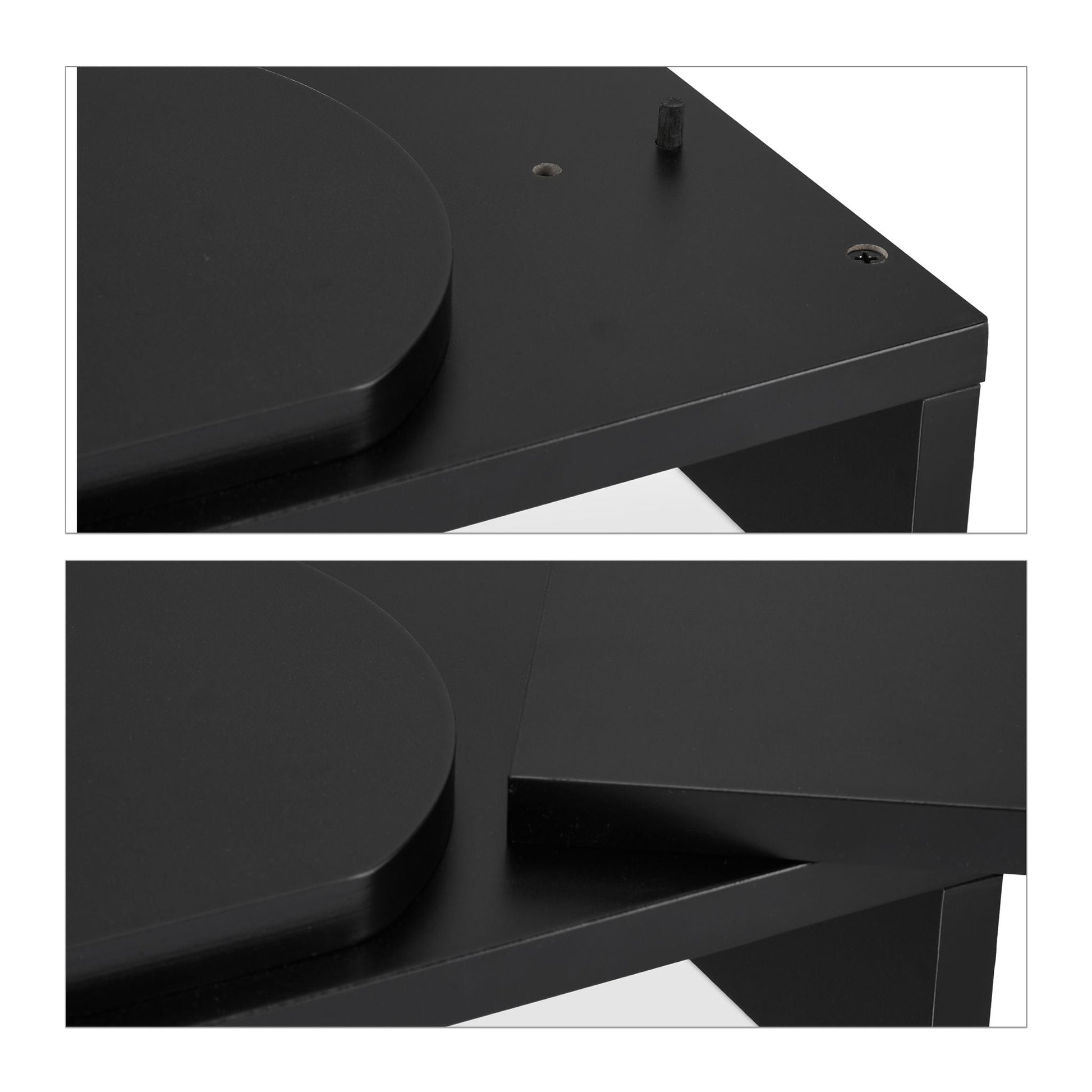Monitorständer für 2 Monitore Schwarz von Relaxdays