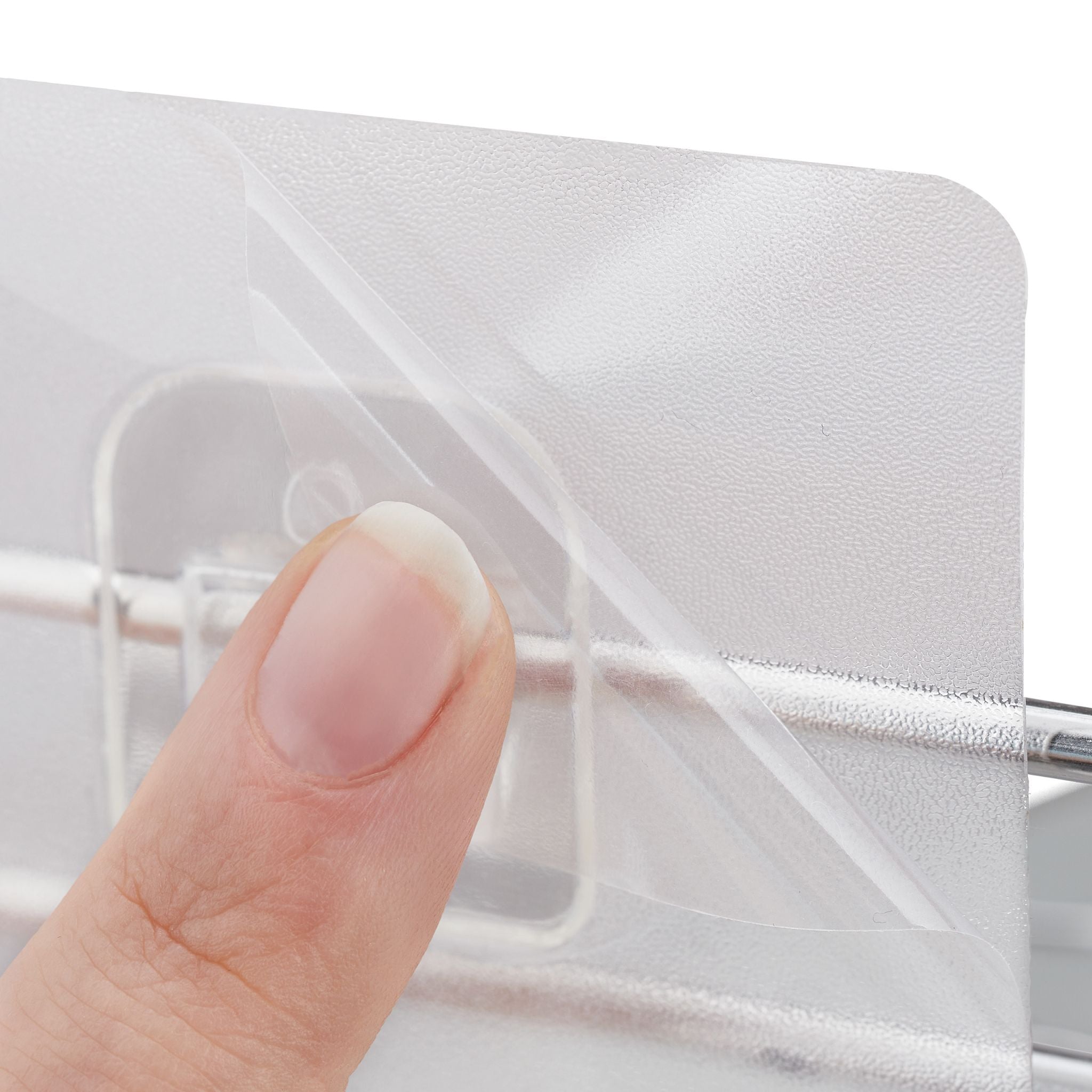 Eck Duschablage ohne Bohren Silber von Relaxdays