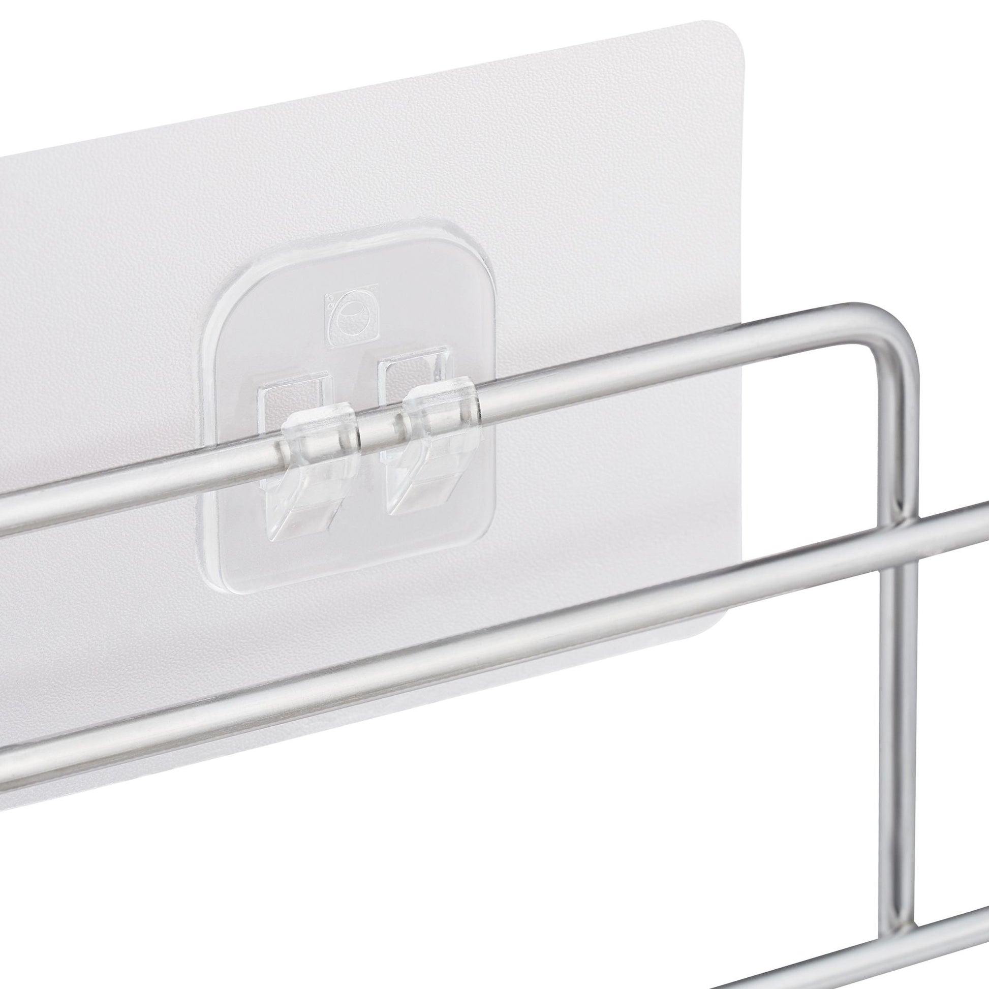 Eck Duschablage ohne Bohren Silber von Relaxdays
