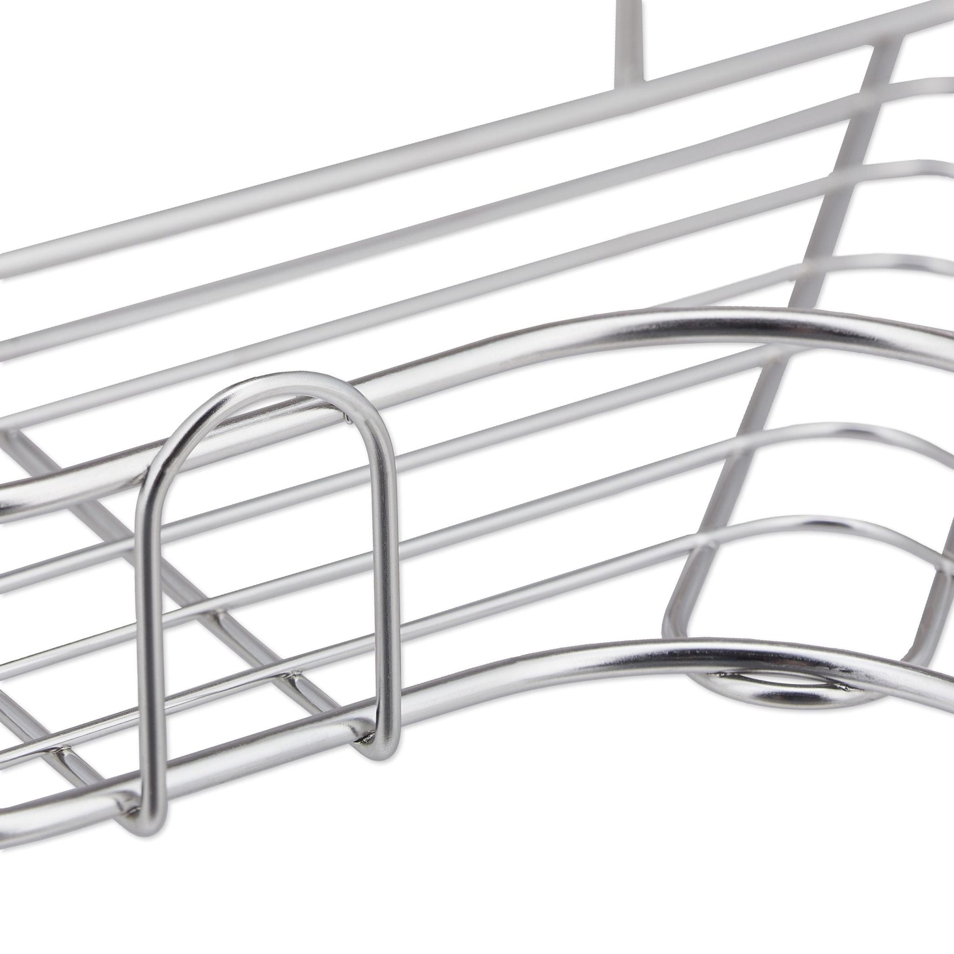Eck Duschablage ohne Bohren Silber von Relaxdays