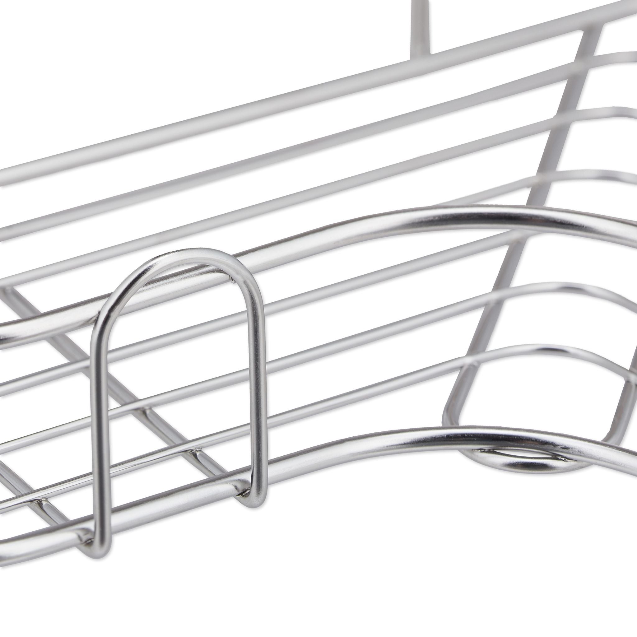Eck Duschablage ohne Bohren Silber von Relaxdays