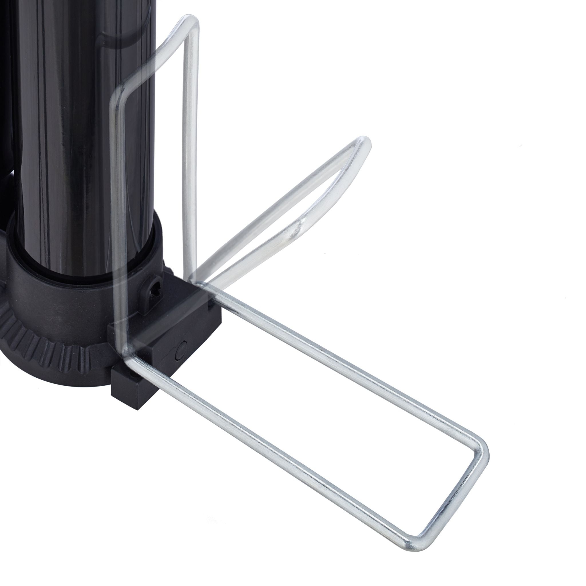Standpumpe mit Manometer Orange-Schwarz von Relaxdays