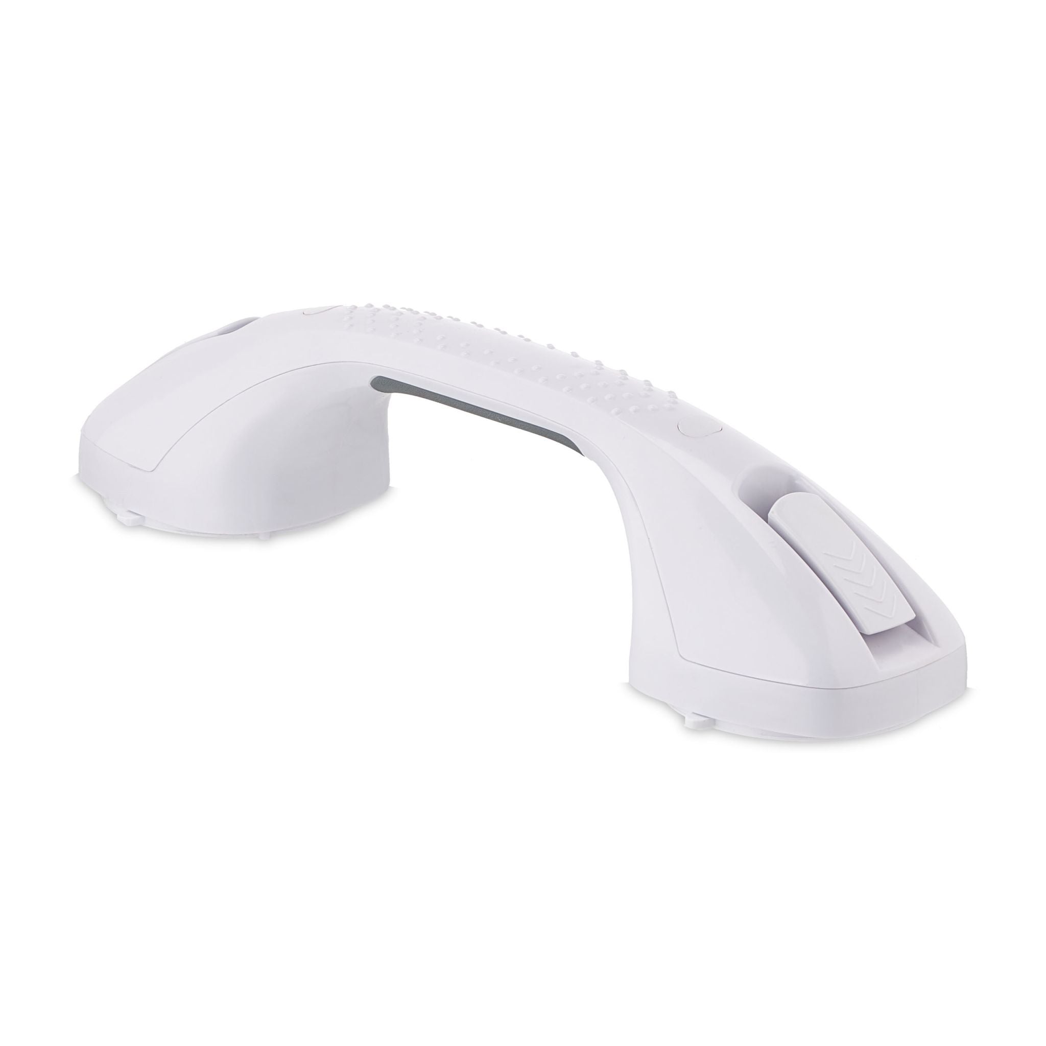 Premium Haltegriff mit Saugnapf Weiss-Grau von Relaxdays
