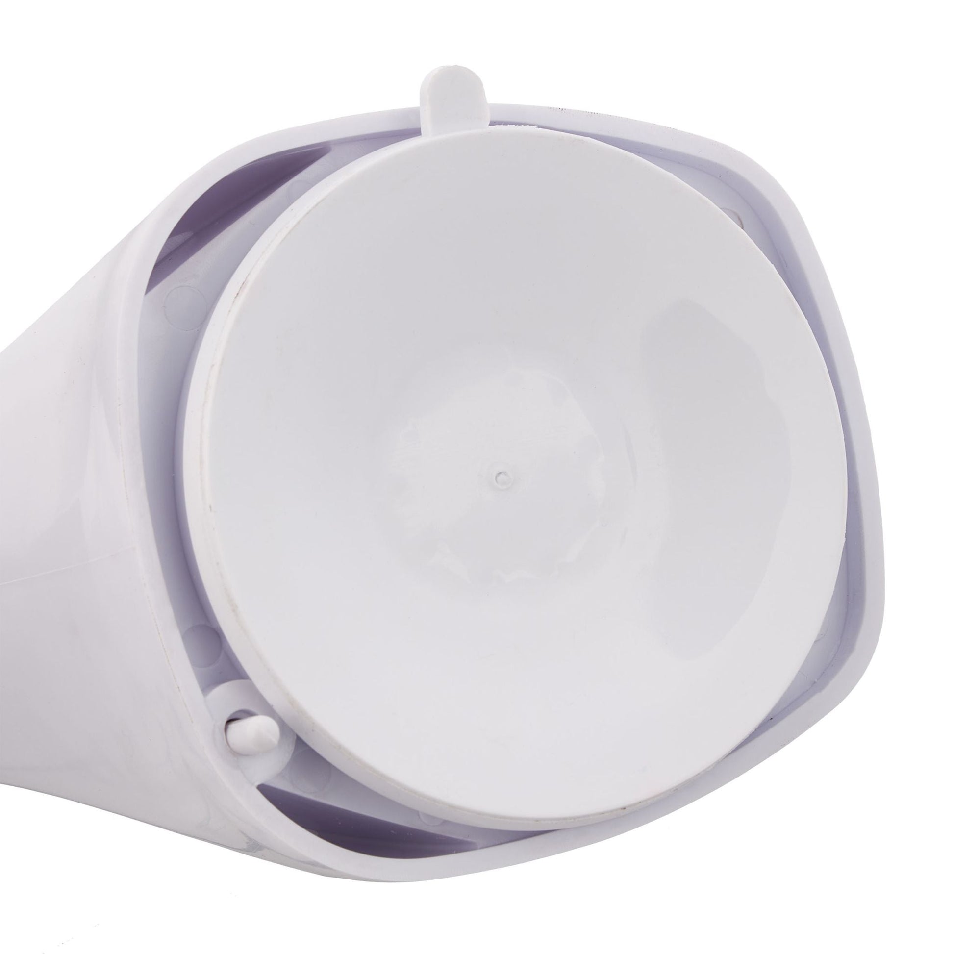 Premium Haltegriff mit Saugnapf Weiss-Grau von Relaxdays