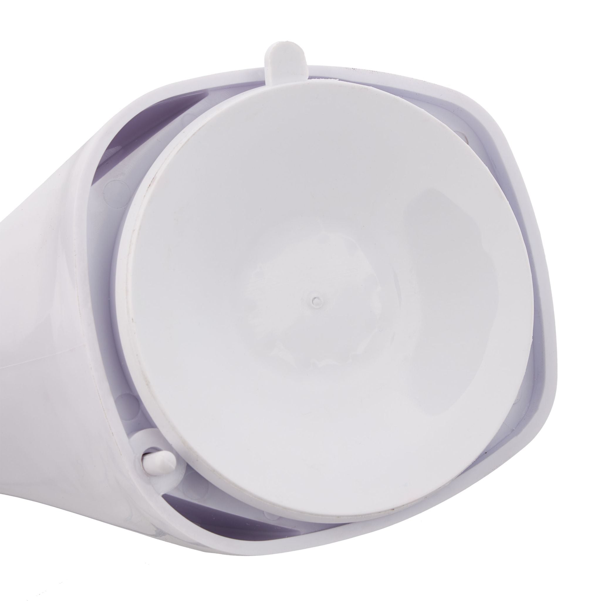 Premium Haltegriff mit Saugnapf Weiss-Grau von Relaxdays