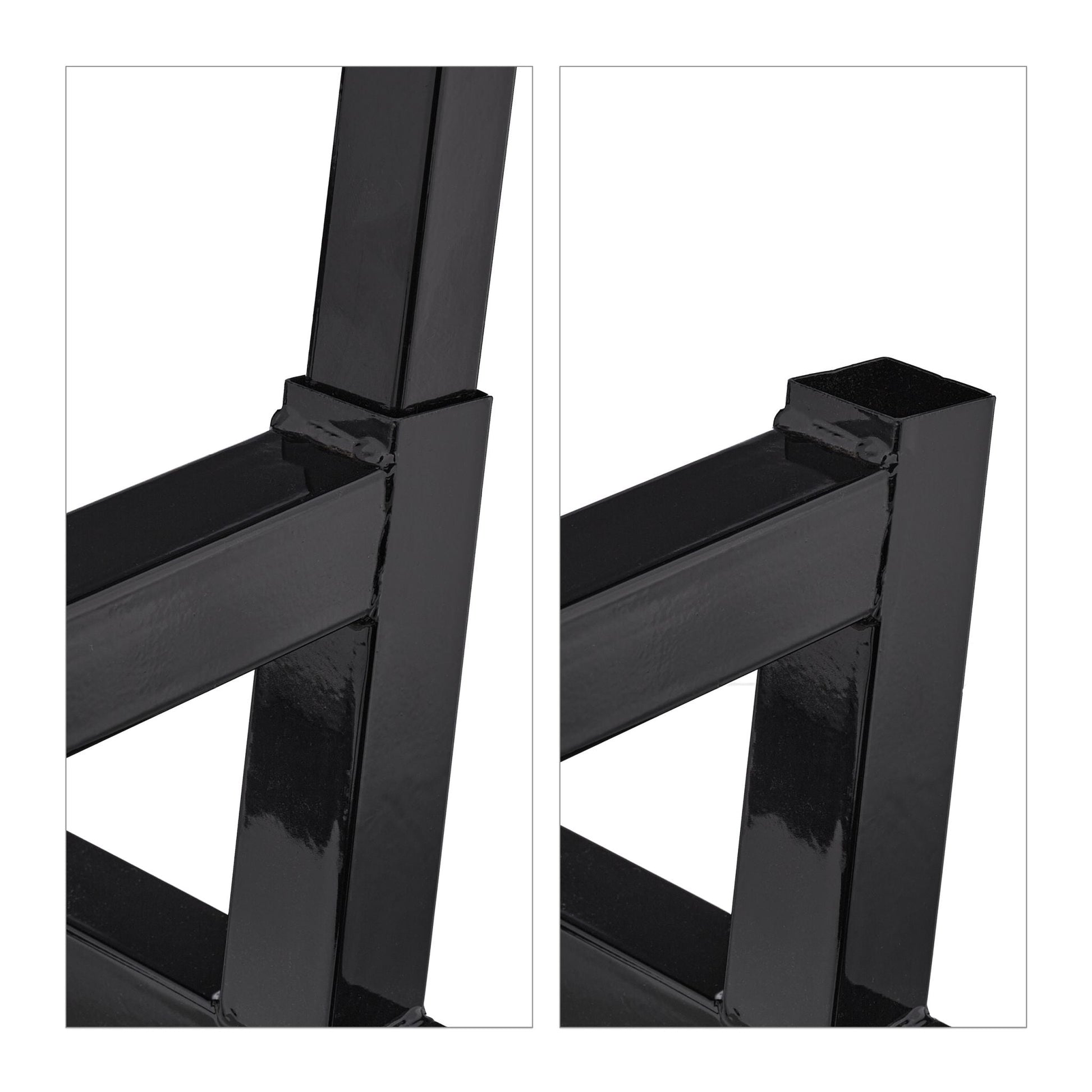 Sägebock 400 kg Schwarz von Relaxdays