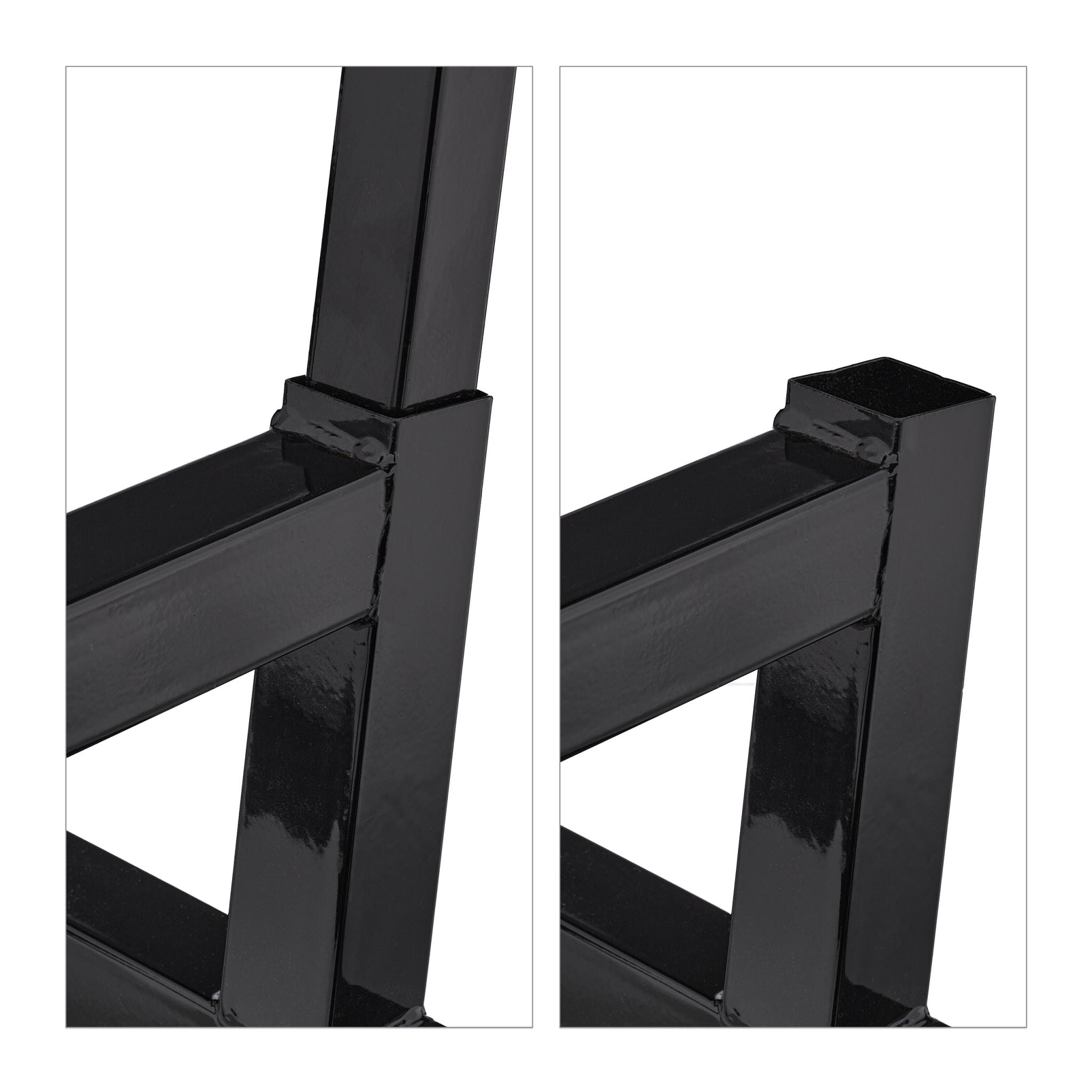Sägebock 400 kg Schwarz von Relaxdays