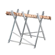 Klappbarer Sägebock 150 kg Silber von Relaxdays