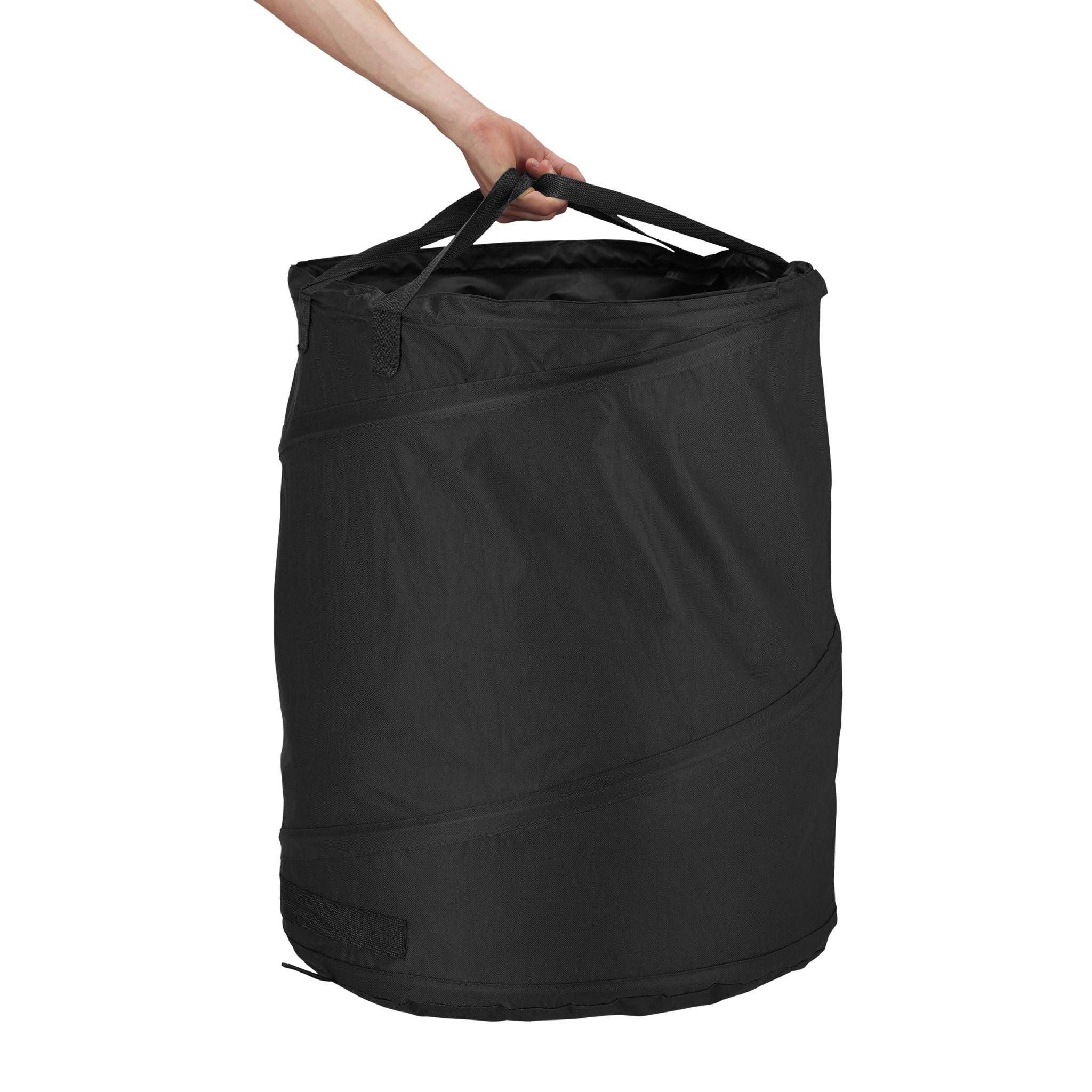 Pop Up Laubsack 85 L 3er-Set Schwarz von Relaxdays