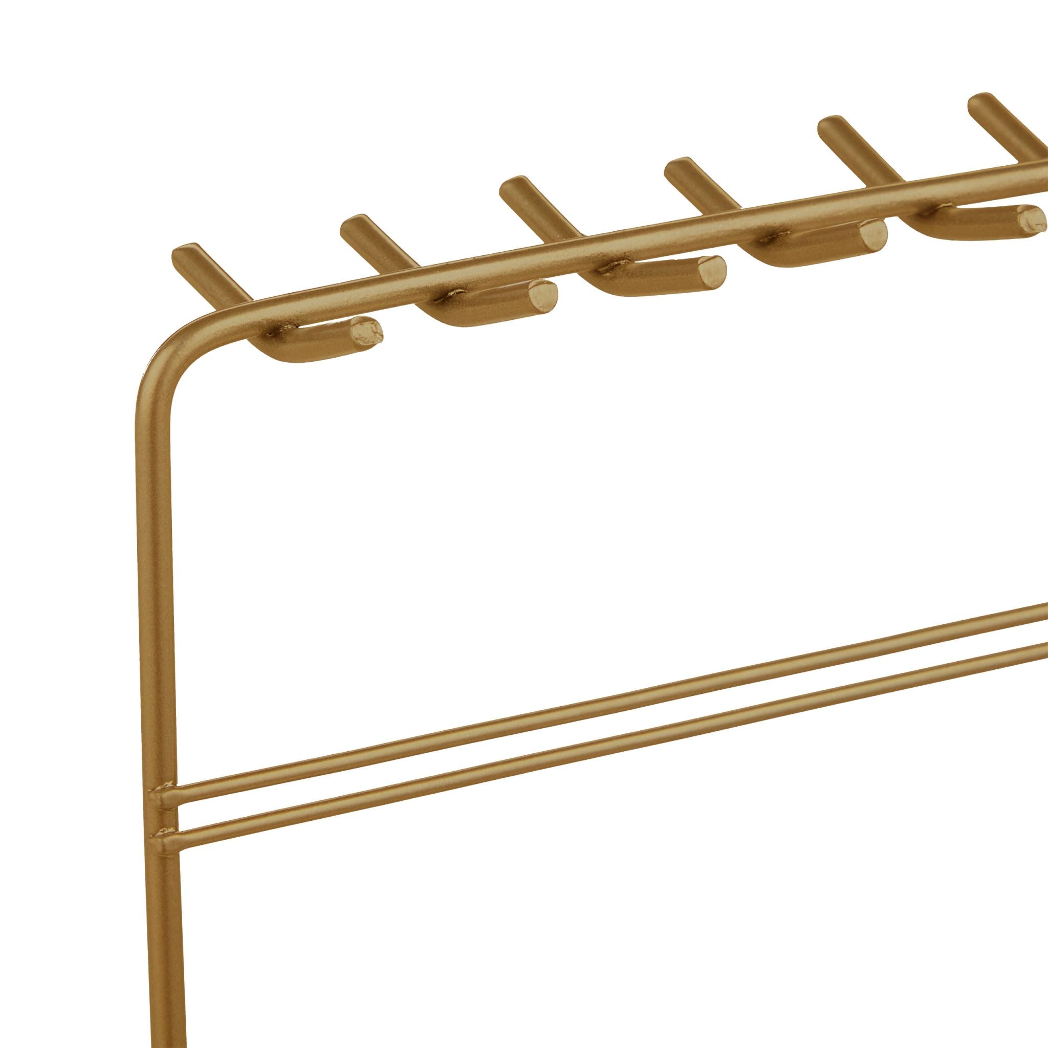Schmuckständer für Ketten und Ohrringe Gold von Relaxdays
