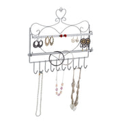 Wand Schmuckhalter Silber von Relaxdays