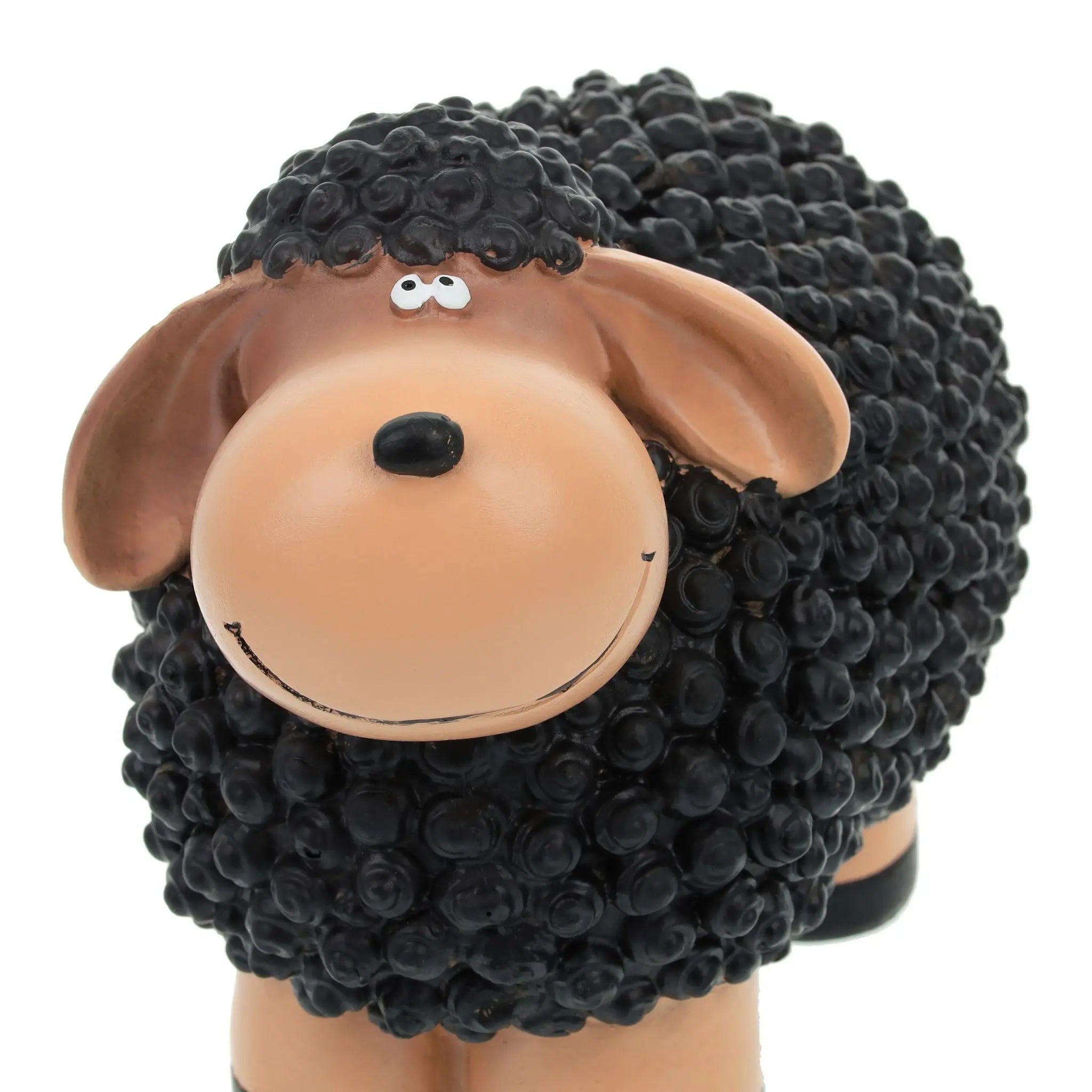 Gartenfigur Schaf Braun-Schwarz von Relaxdays