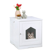Katzenschrank weiss Weiss von Relaxdays