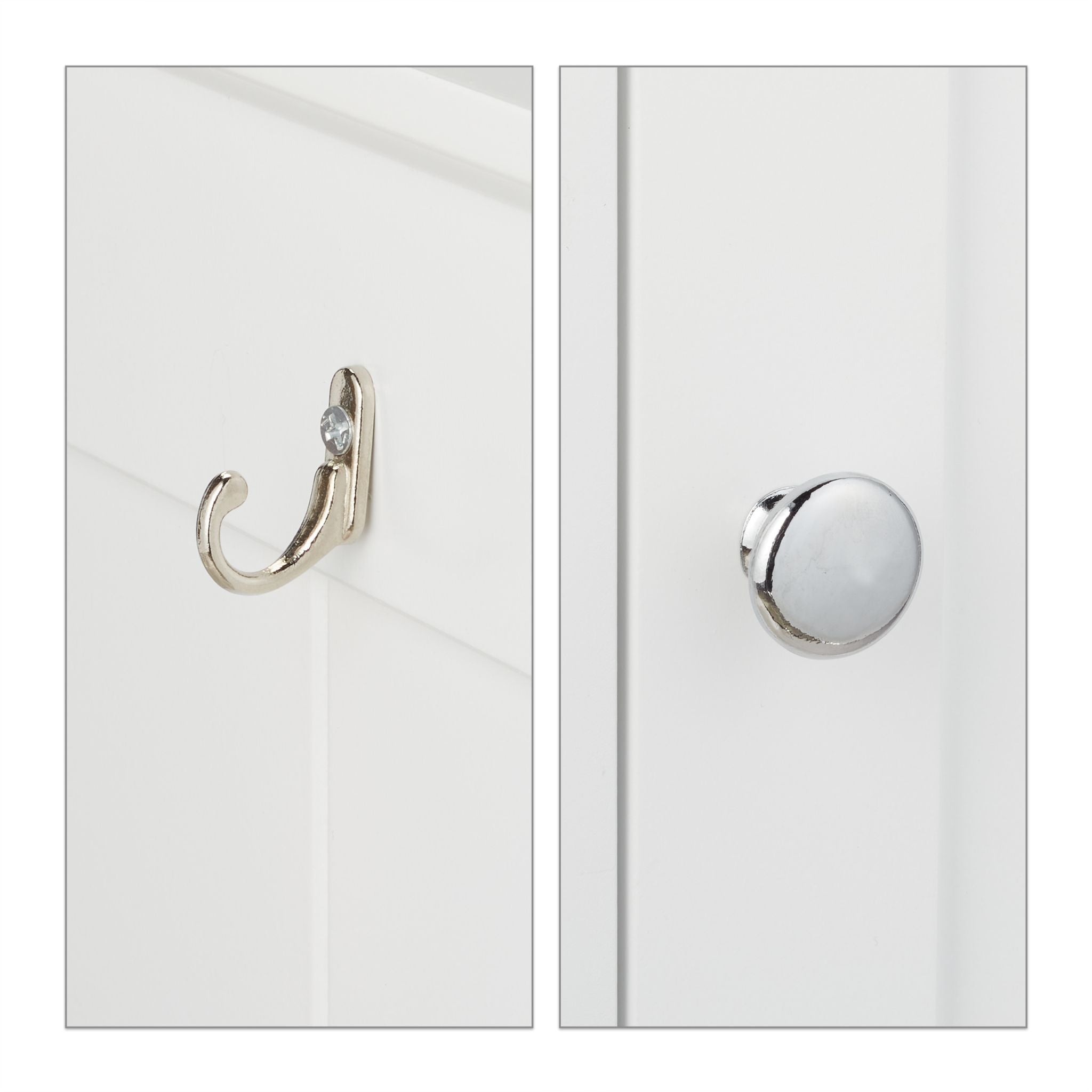 Katzenschrank weiss Weiss von Relaxdays