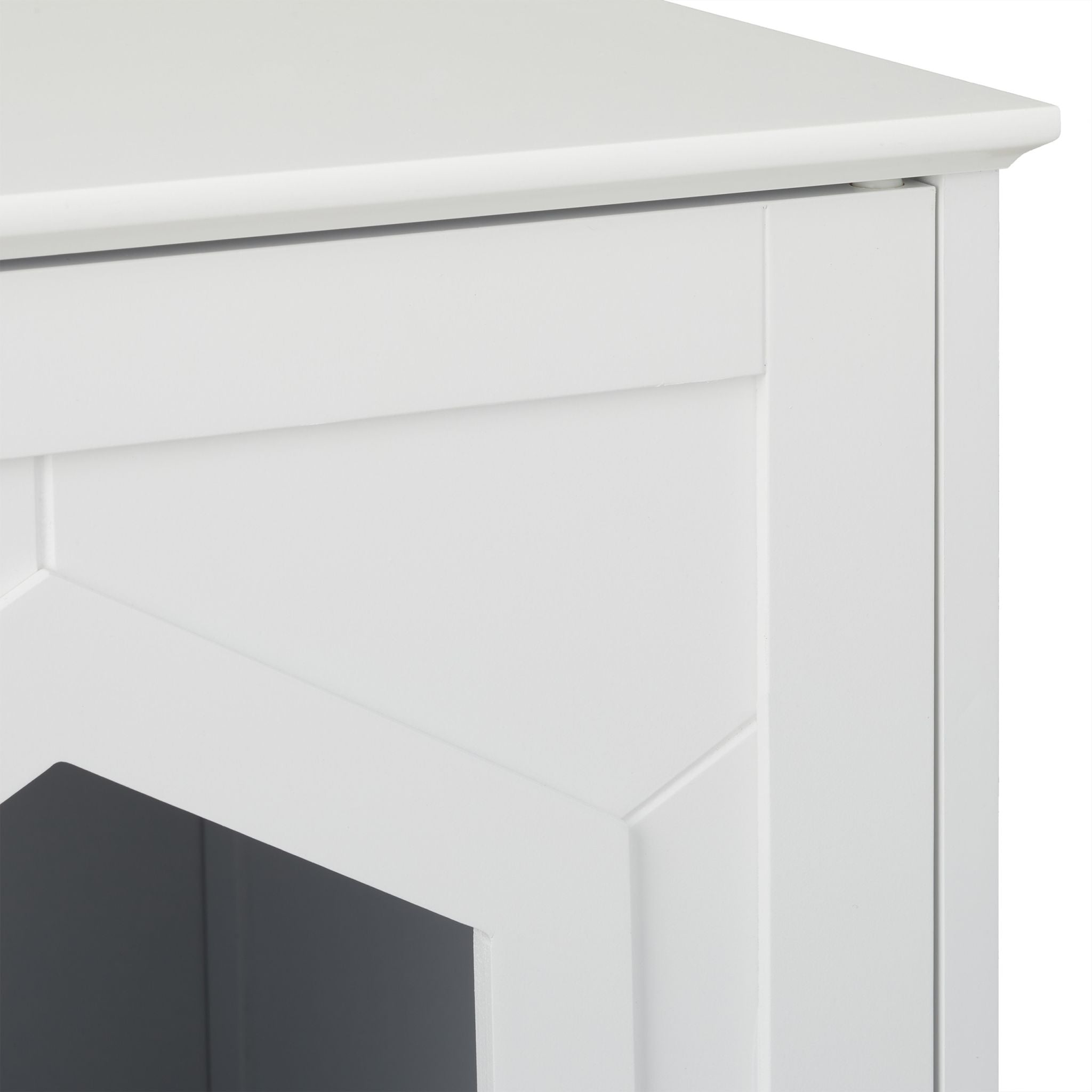 Katzenschrank weiss Weiss von Relaxdays