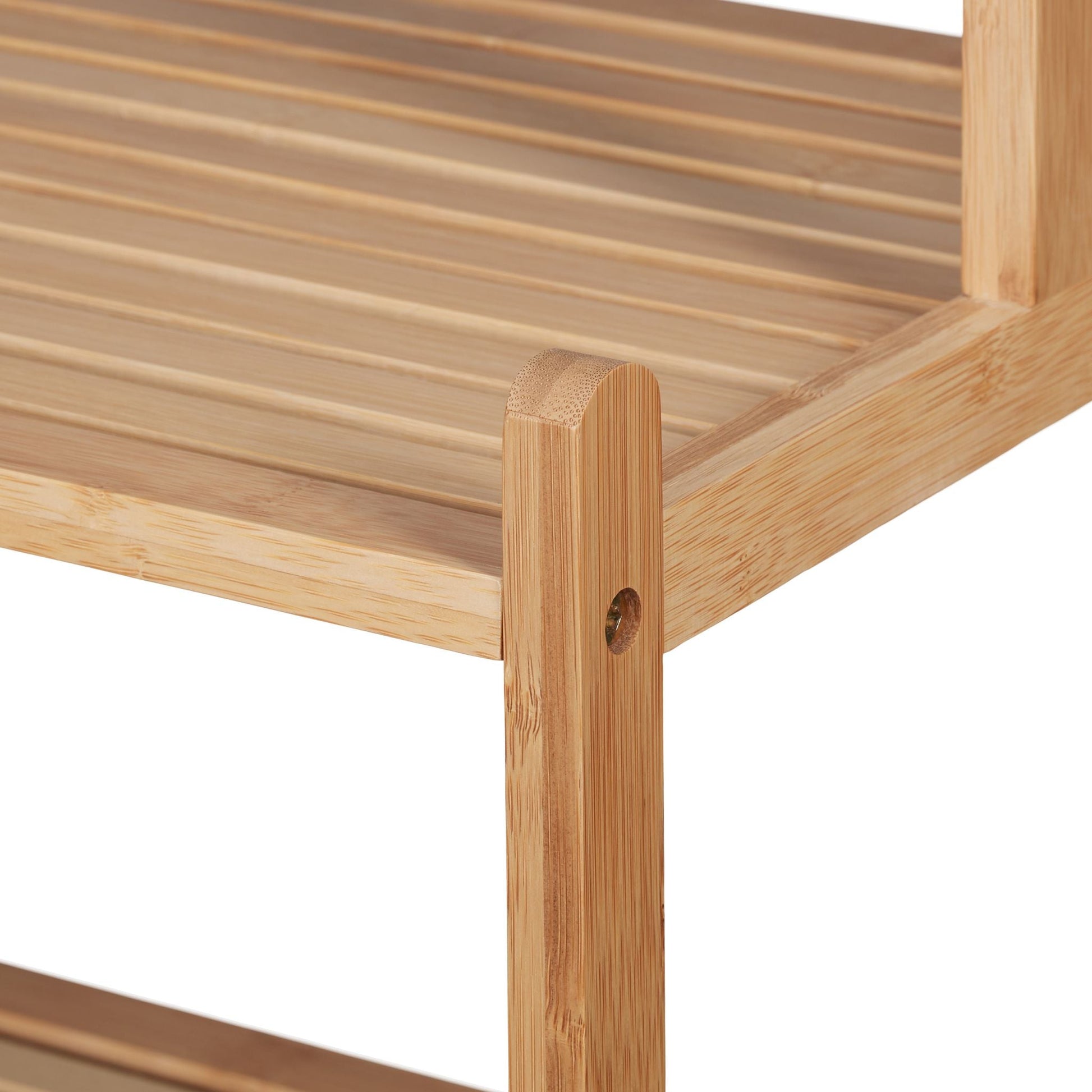Hohes Badregal Bambus Hellbraun von Relaxdays
