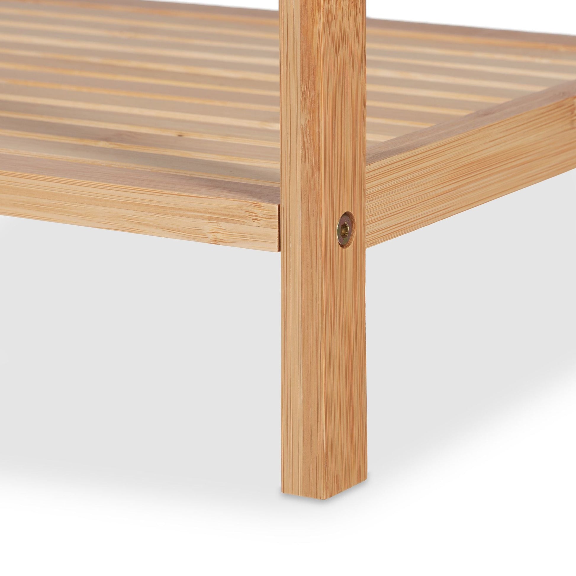 Hohes Badregal Bambus Hellbraun von Relaxdays