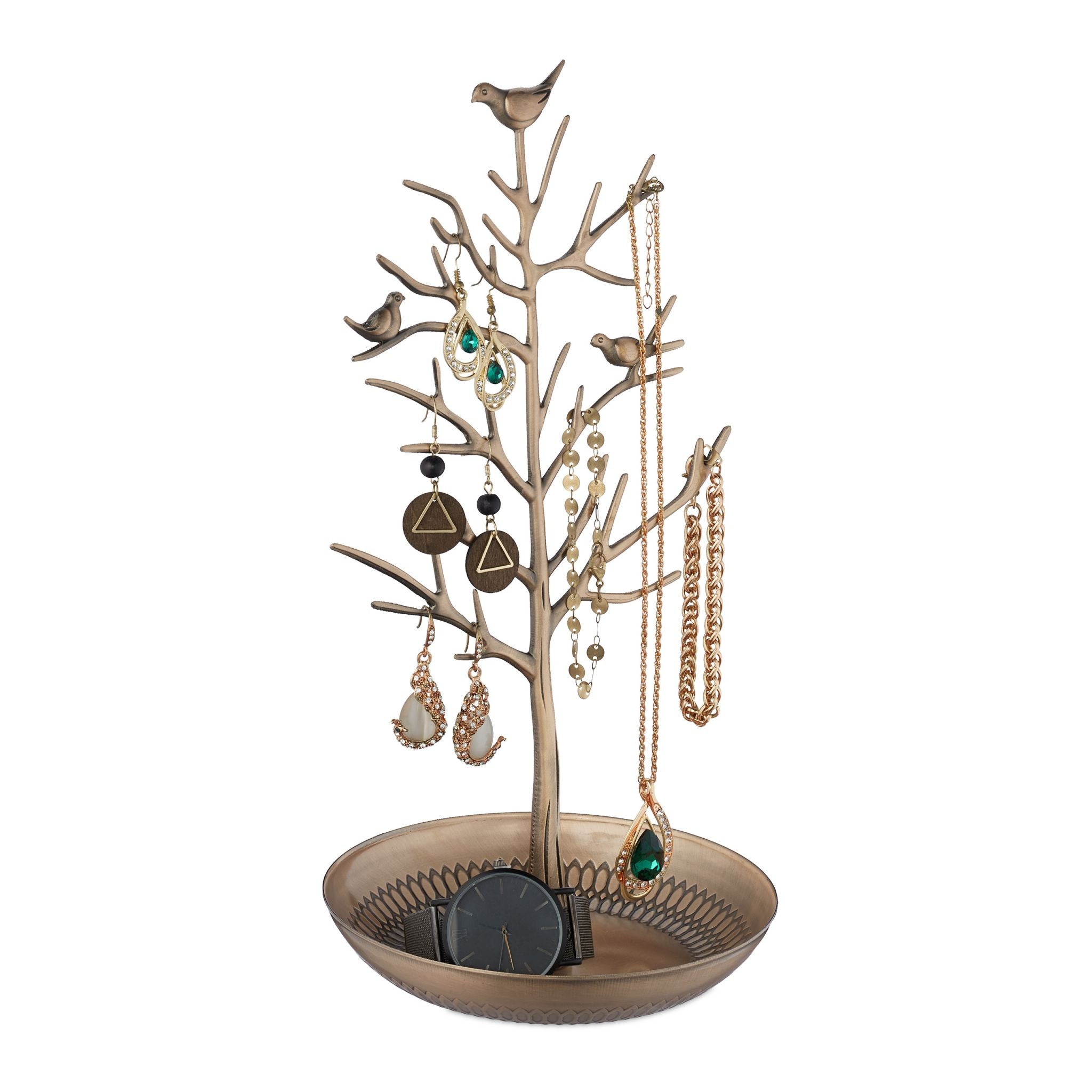 Schmuckständer Baum Gold von Relaxdays