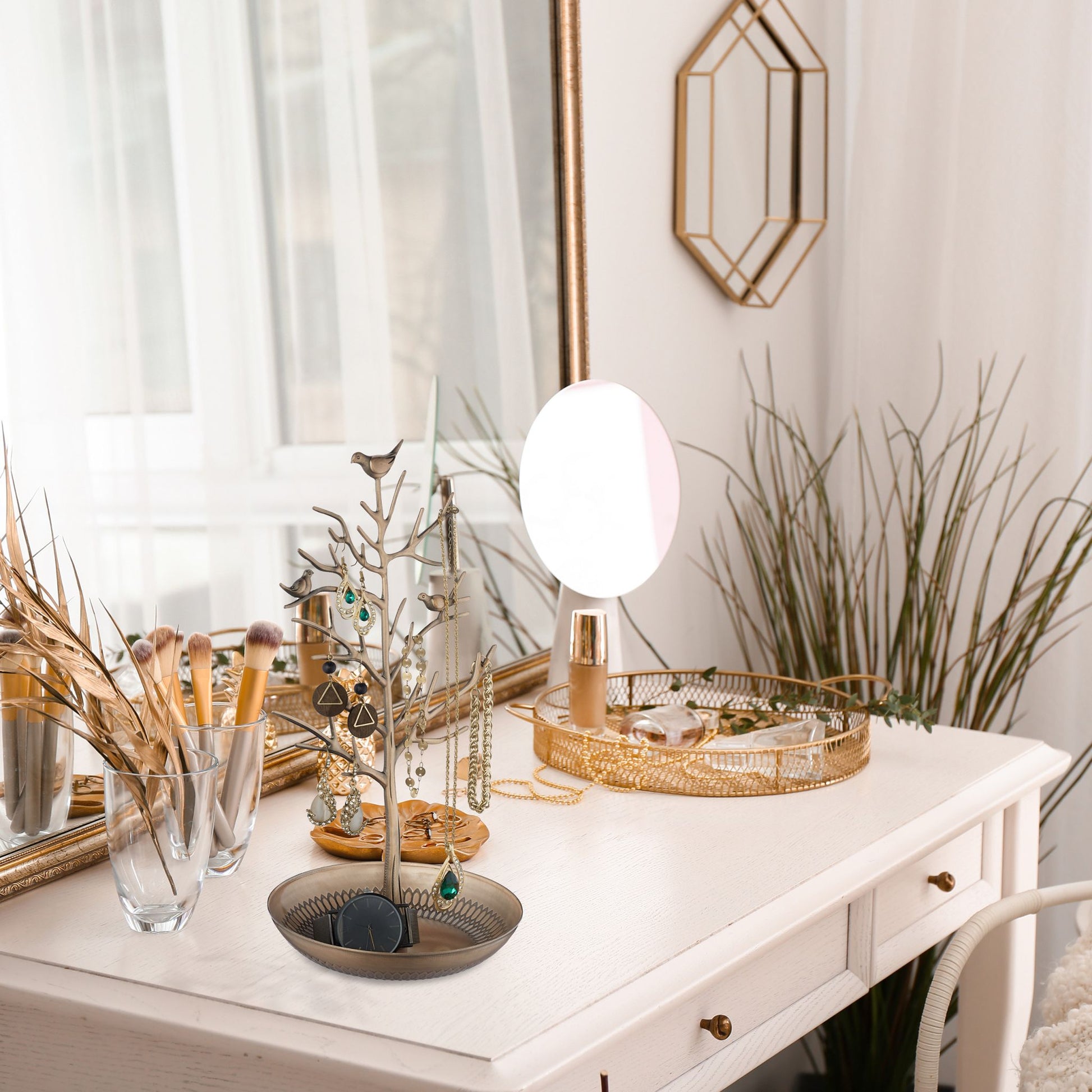 Schmuckständer Baum Gold von Relaxdays