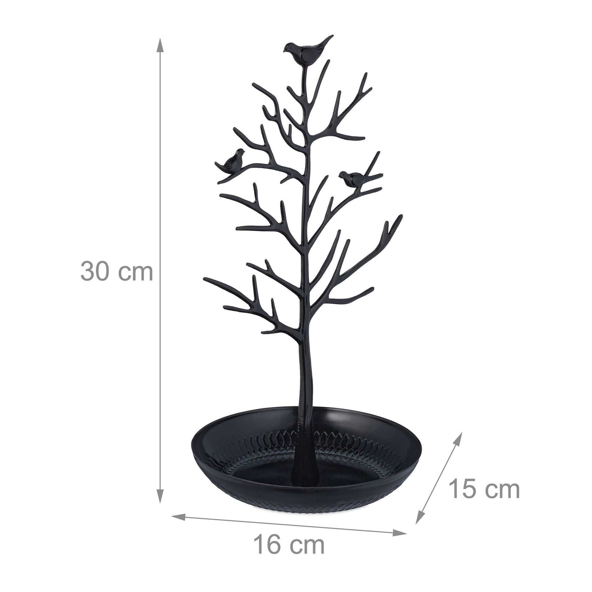 Schmuckständer Baum Schwarz von Relaxdays