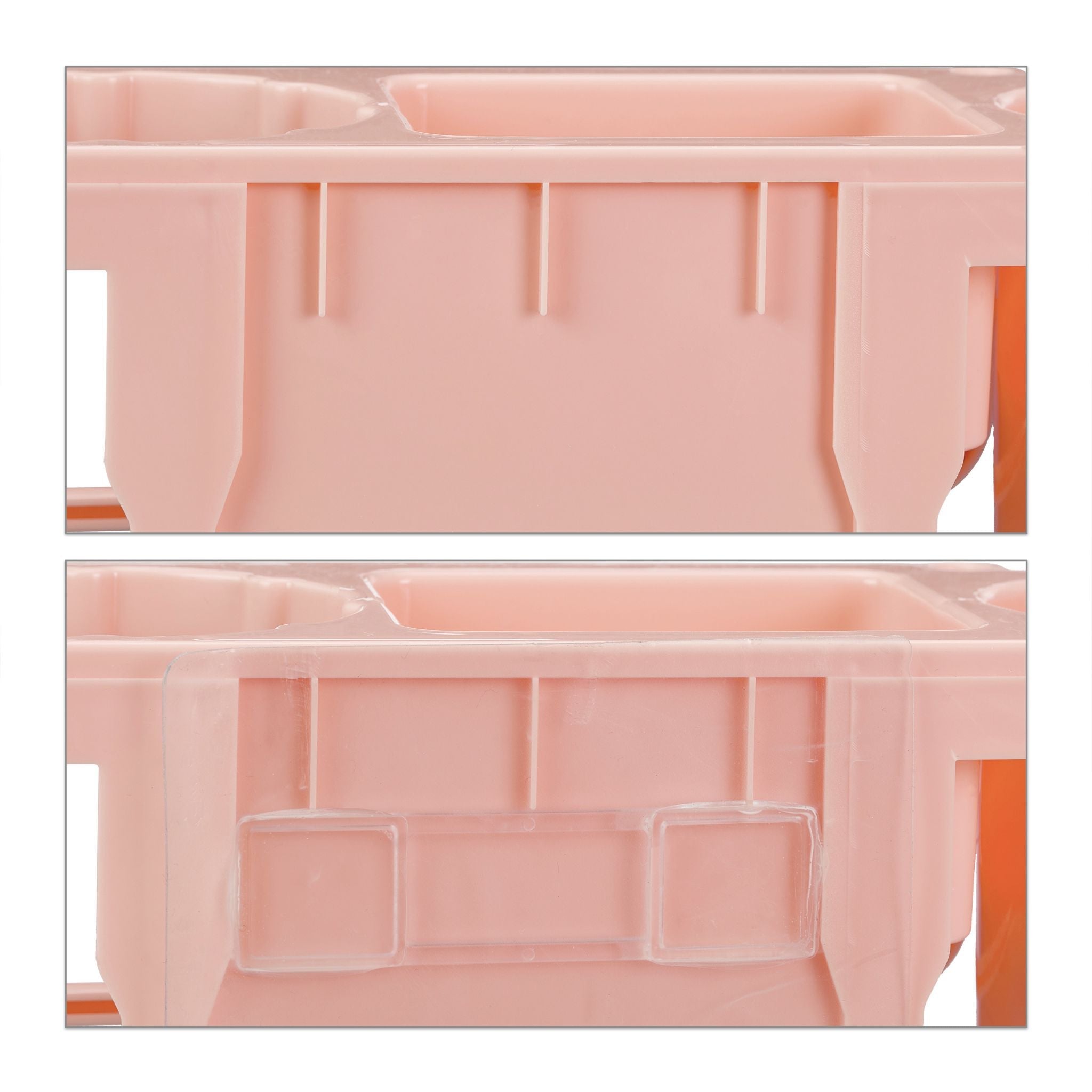 Föhn Halterung für die Wand Rosa von Relaxdays
