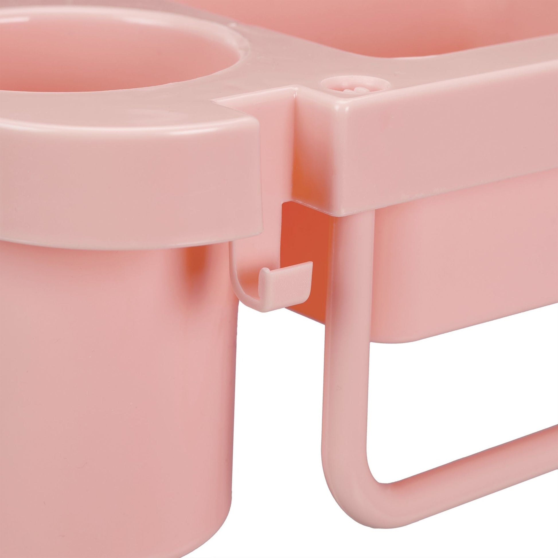 Föhn Halterung für die Wand Rosa von Relaxdays