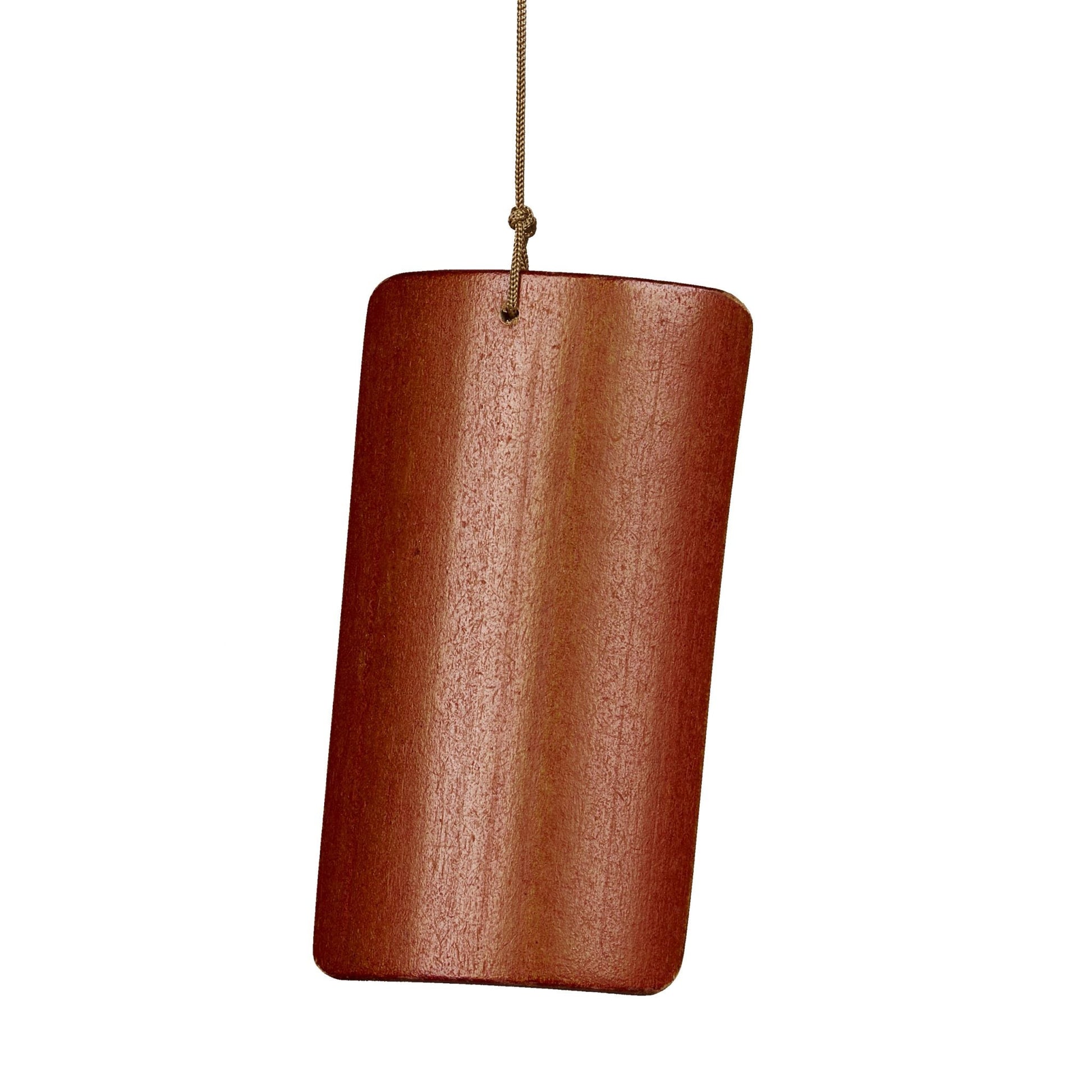 Bambus Windspiel Spitzdach Hellbraun von Relaxdays