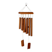 Bambus Windspiel Braun von Relaxdays