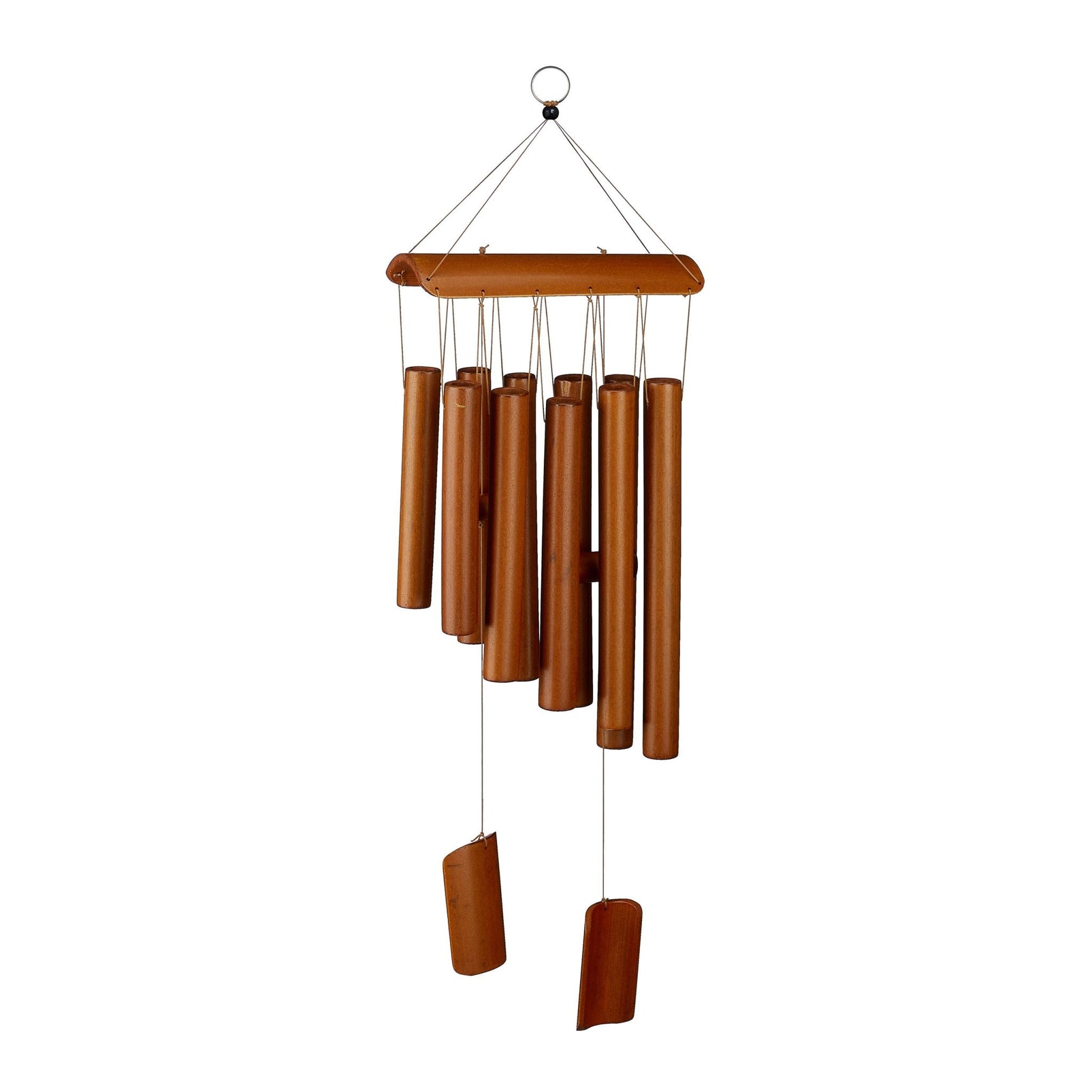 Bambus Windspiel Braun von Relaxdays