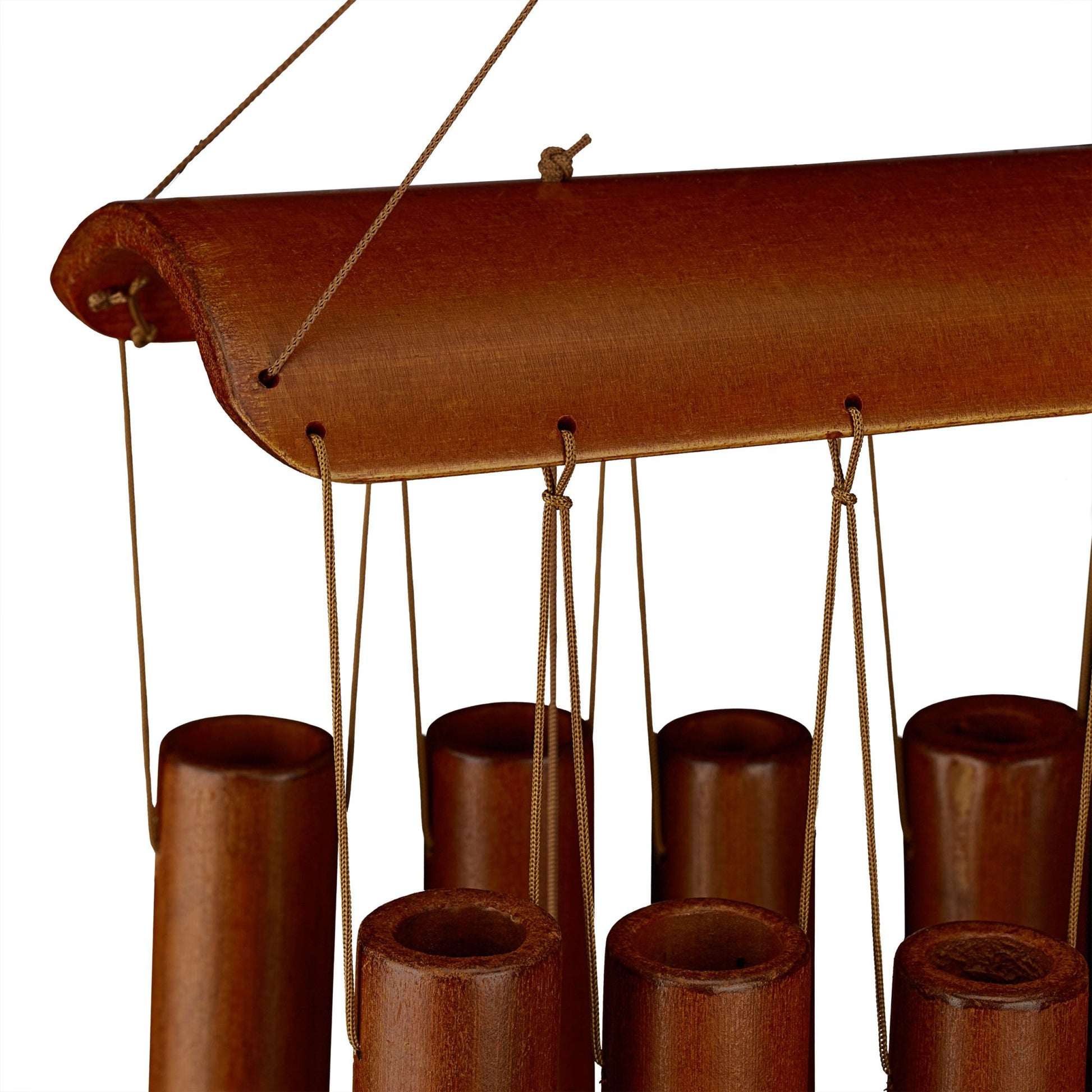 Bambus Windspiel Braun von Relaxdays