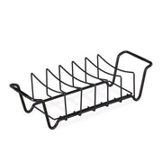 Rippchenhalter für den Grill Schwarz