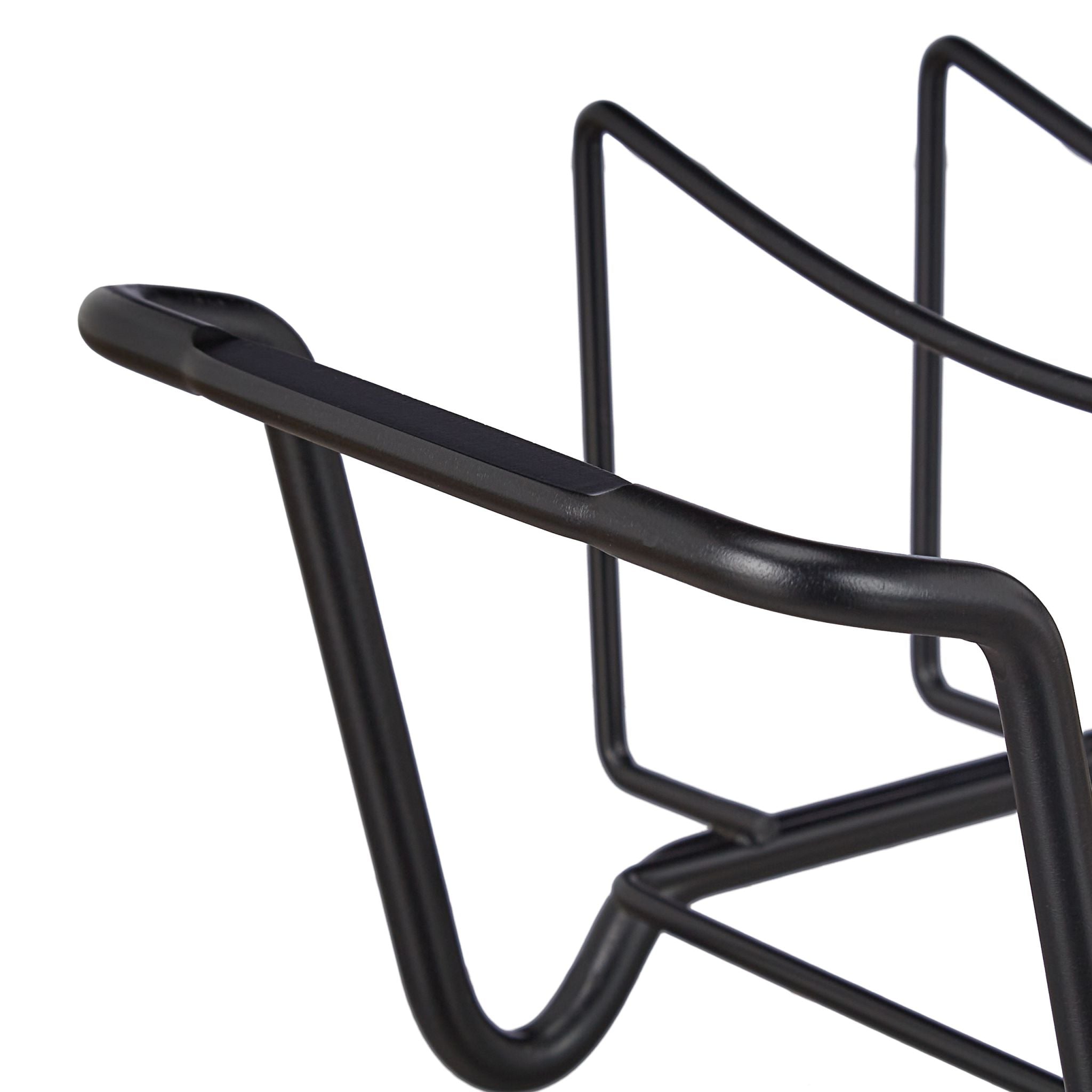 Rippchenhalter für den Grill Schwarz