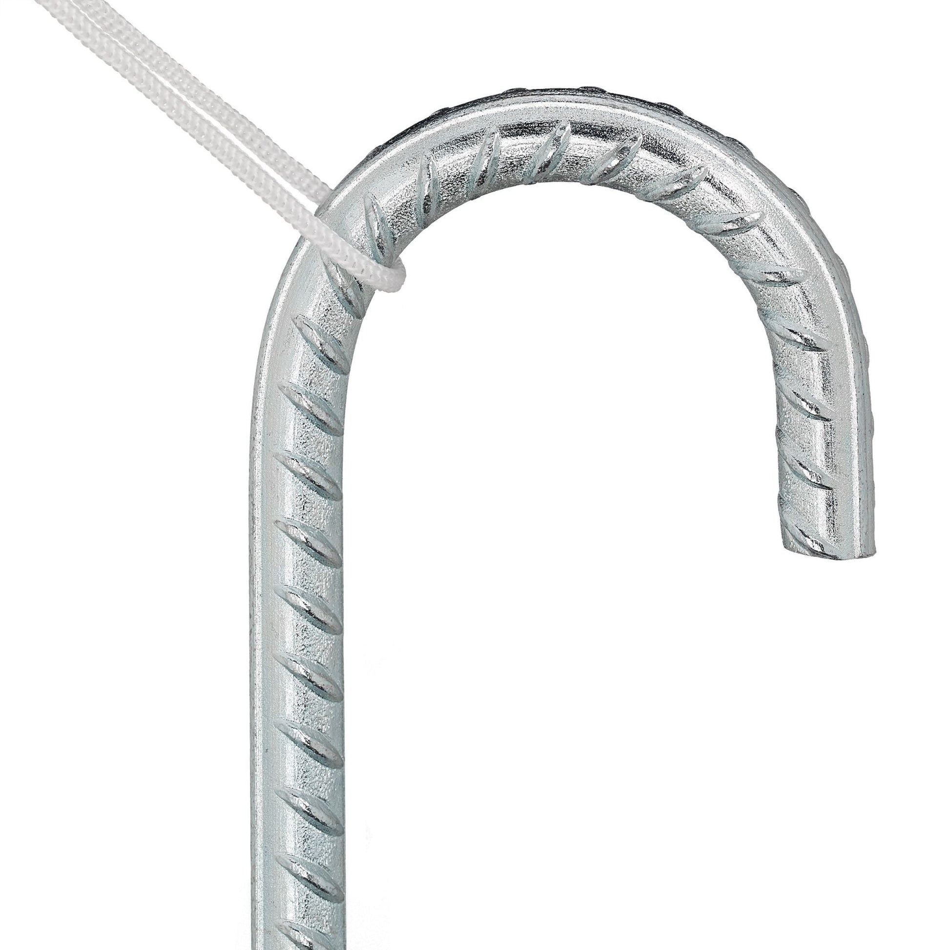 Bodenanker XL 4er-Set Silber von Relaxdays