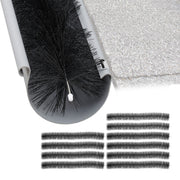Dachrinnenbürste 12cm 10er-Set Schwarz von Relaxdays
