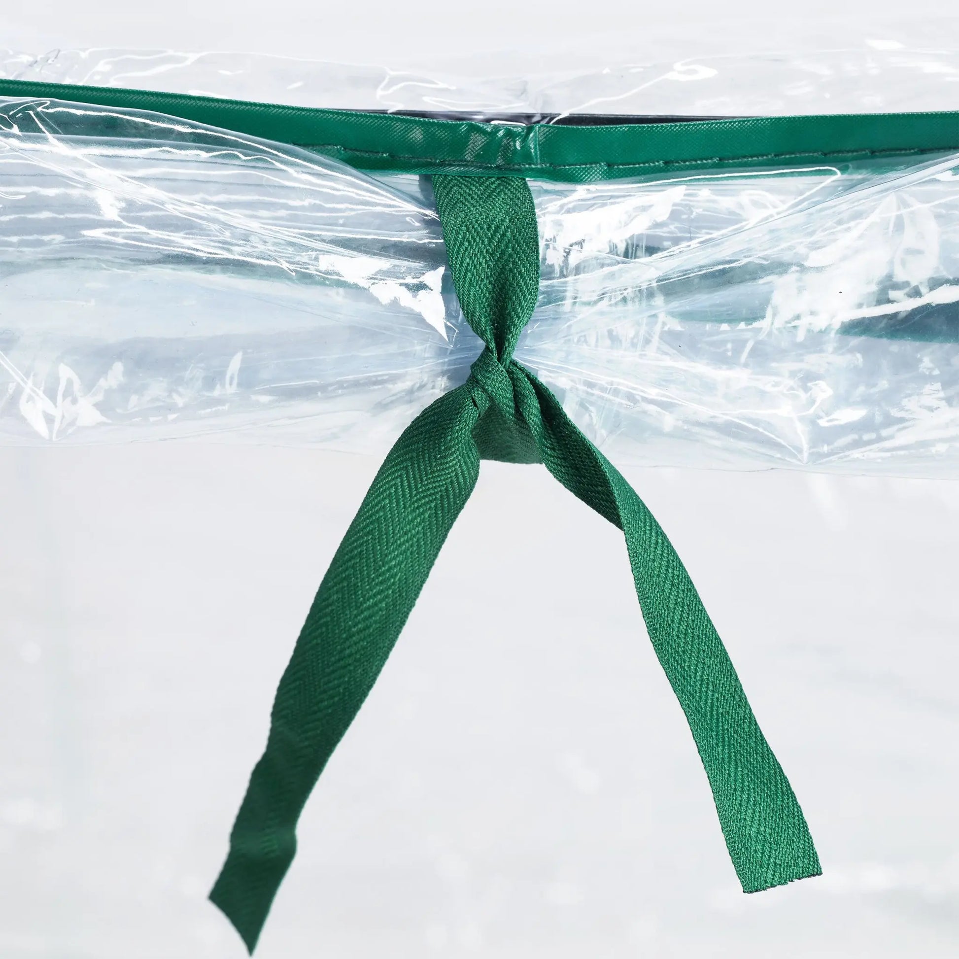 Foliengewächshaus PVC Dunkelgrün-Transparent von Relaxdays
