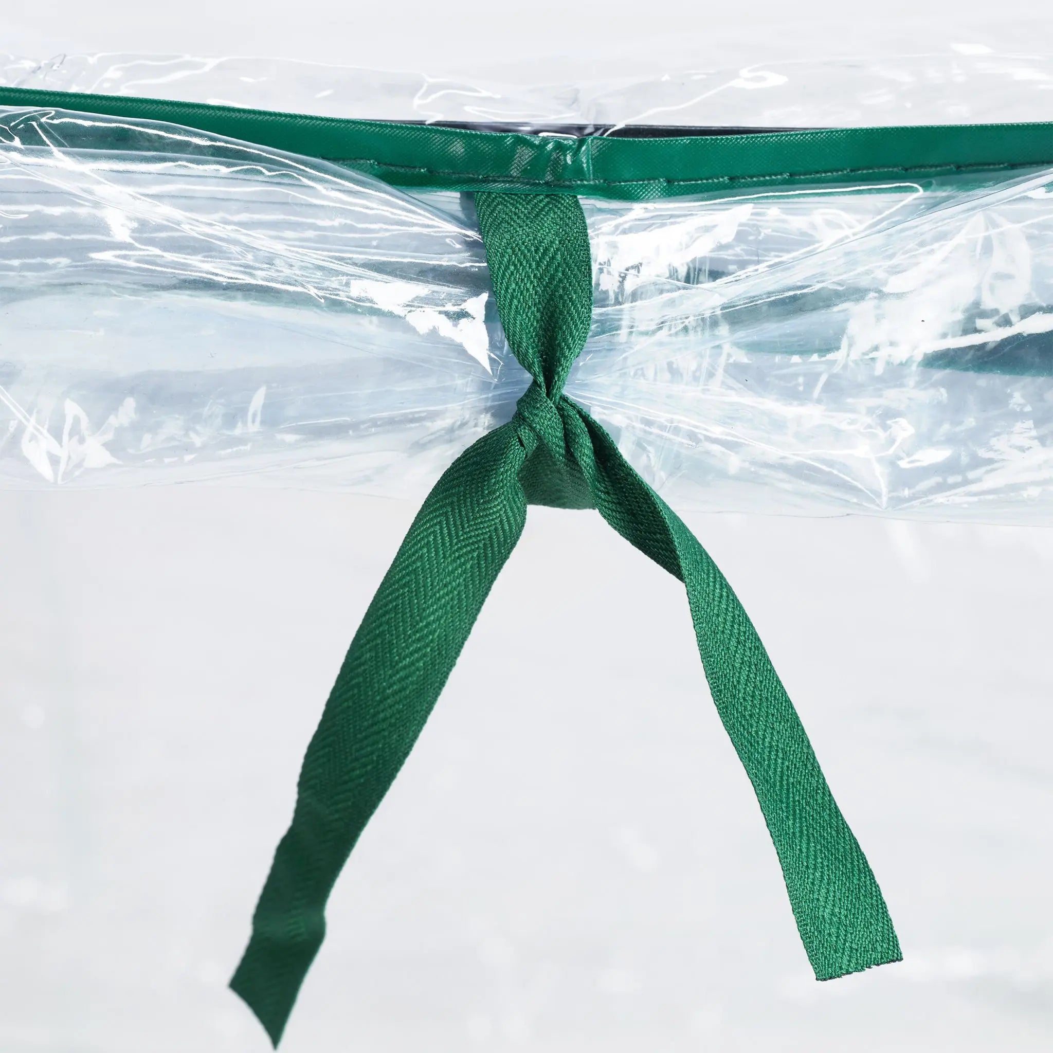 Foliengewächshaus PVC Dunkelgrün-Transparent von Relaxdays
