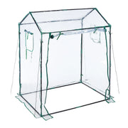 Foliengewächshaus PVC Dunkelgrün-Schwarz-Transparent von Relaxdays