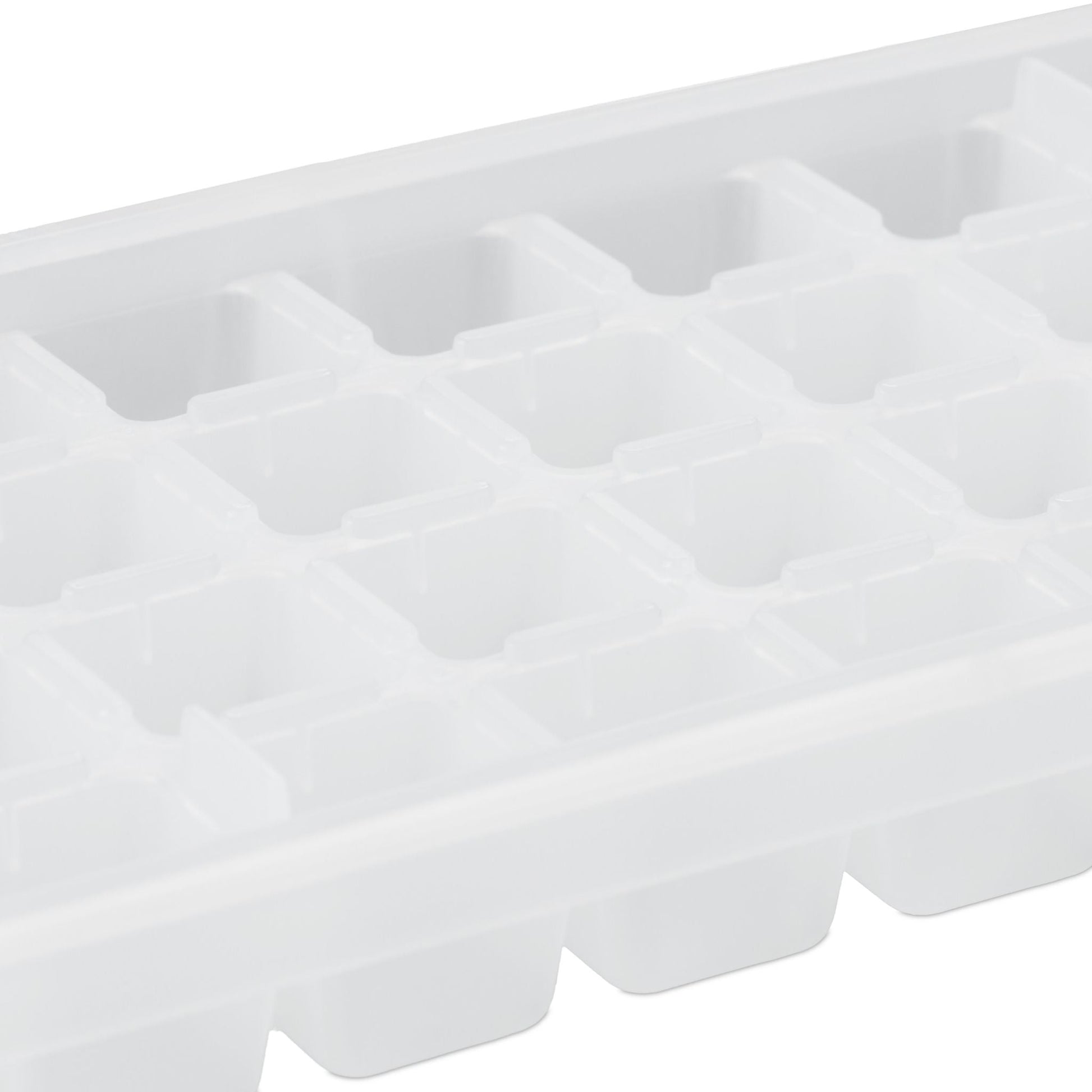Eiswürfelform Set mit Box und Deckel Transparent von Relaxdays